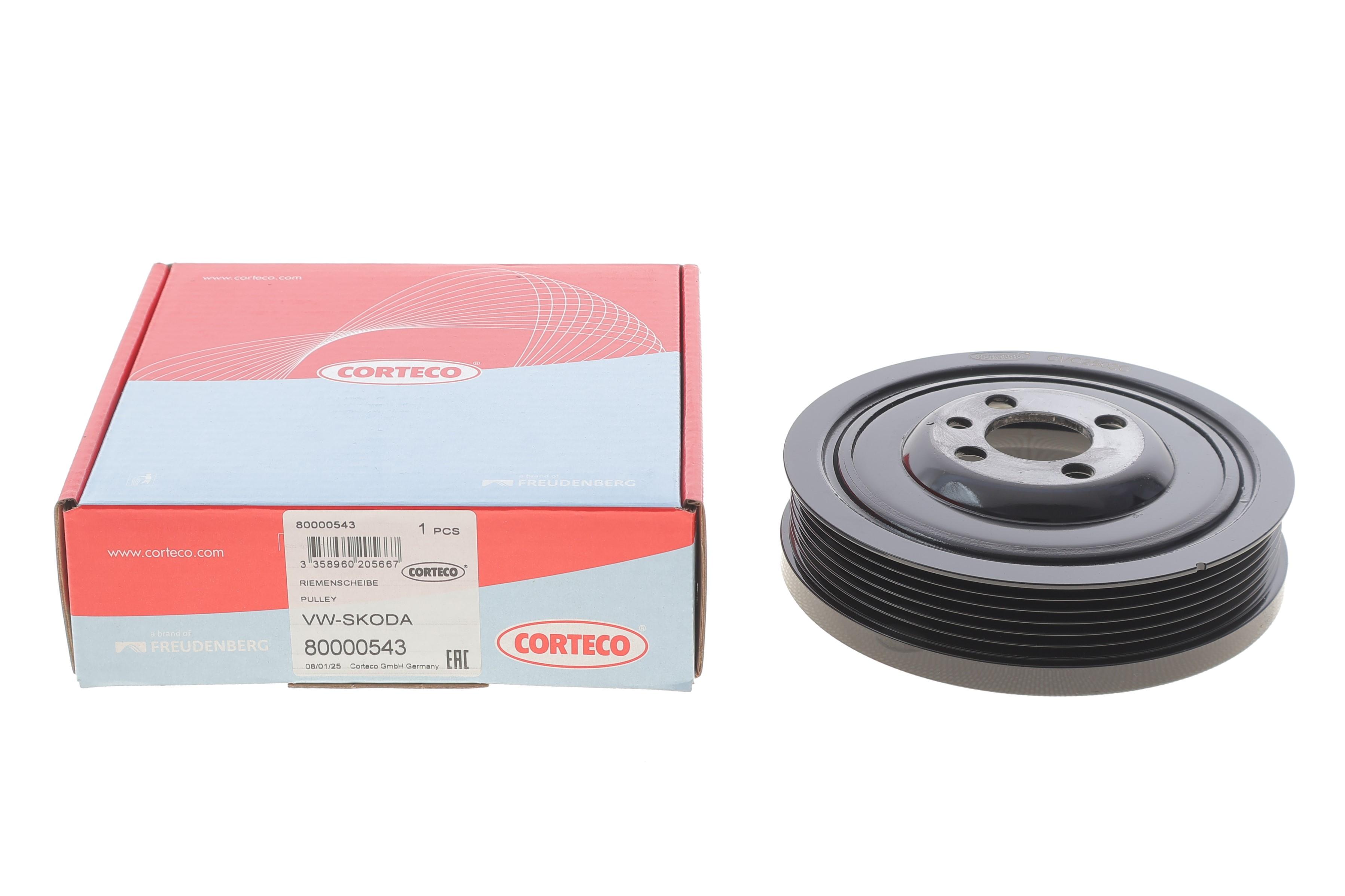 Шків колінвалу VW Caddy III/ T5 1.9TDI 03-, BLS/BJB/BSU/BDJ/BST/AXC/AXB/BRR/BRS