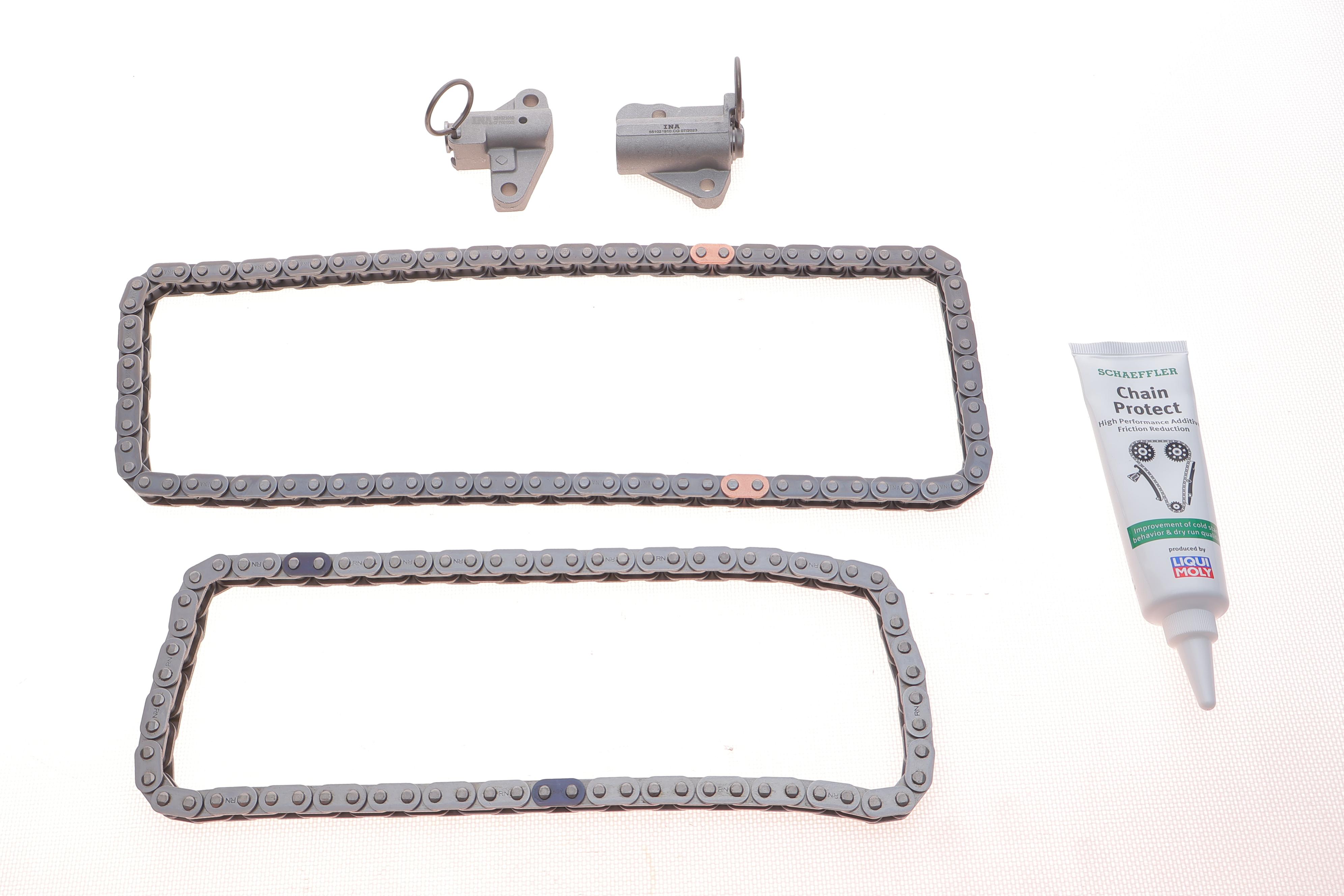 Комплект цепи ГРМ Hyundai Santa Fe/Tucson/Kia Sportage 2.0/2.2 CRDi 10-, (цепь INA)