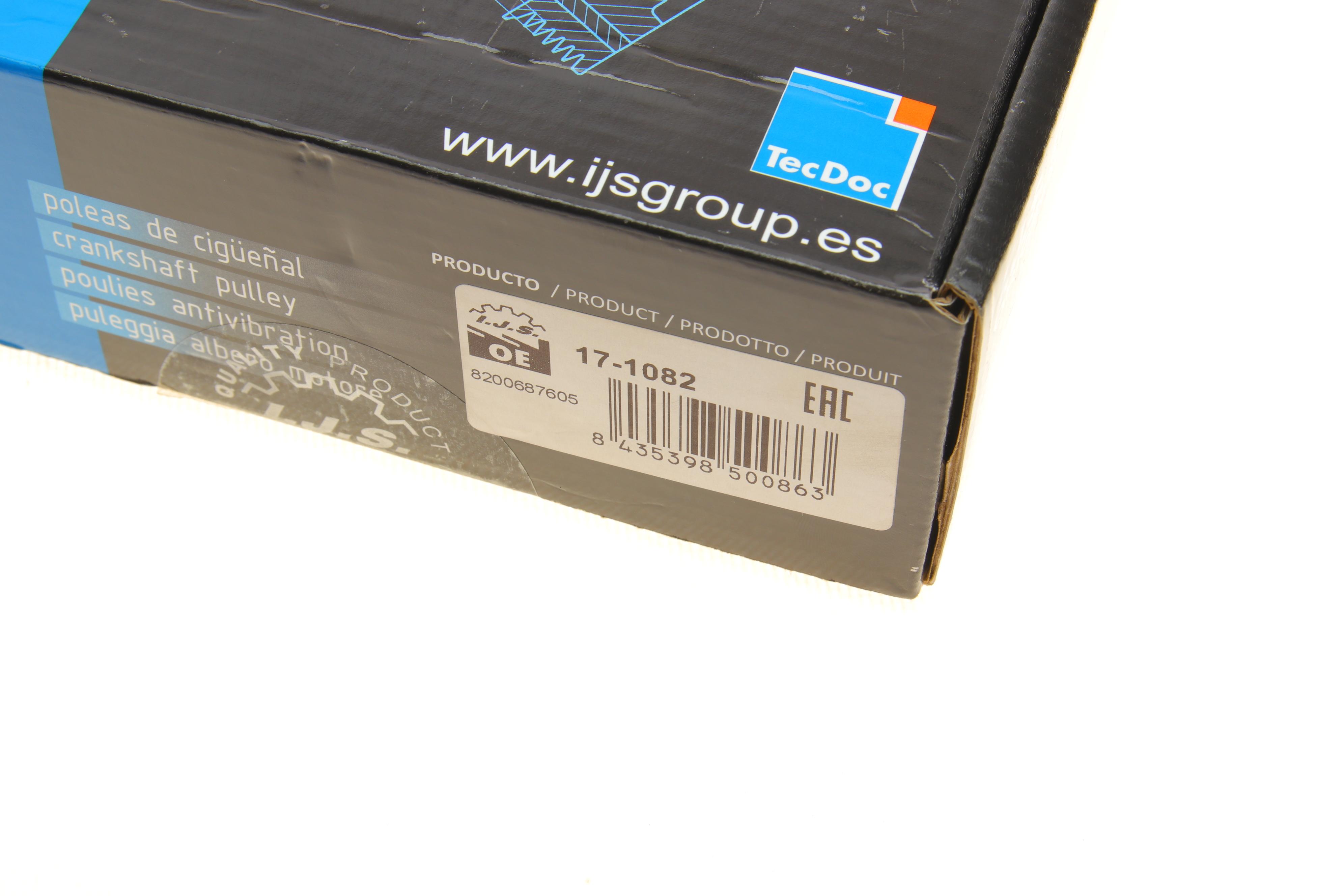 Шкив коленвала Renault Megane/Kangoo/Clio 1.5 dCi 08-/05- (6PK)