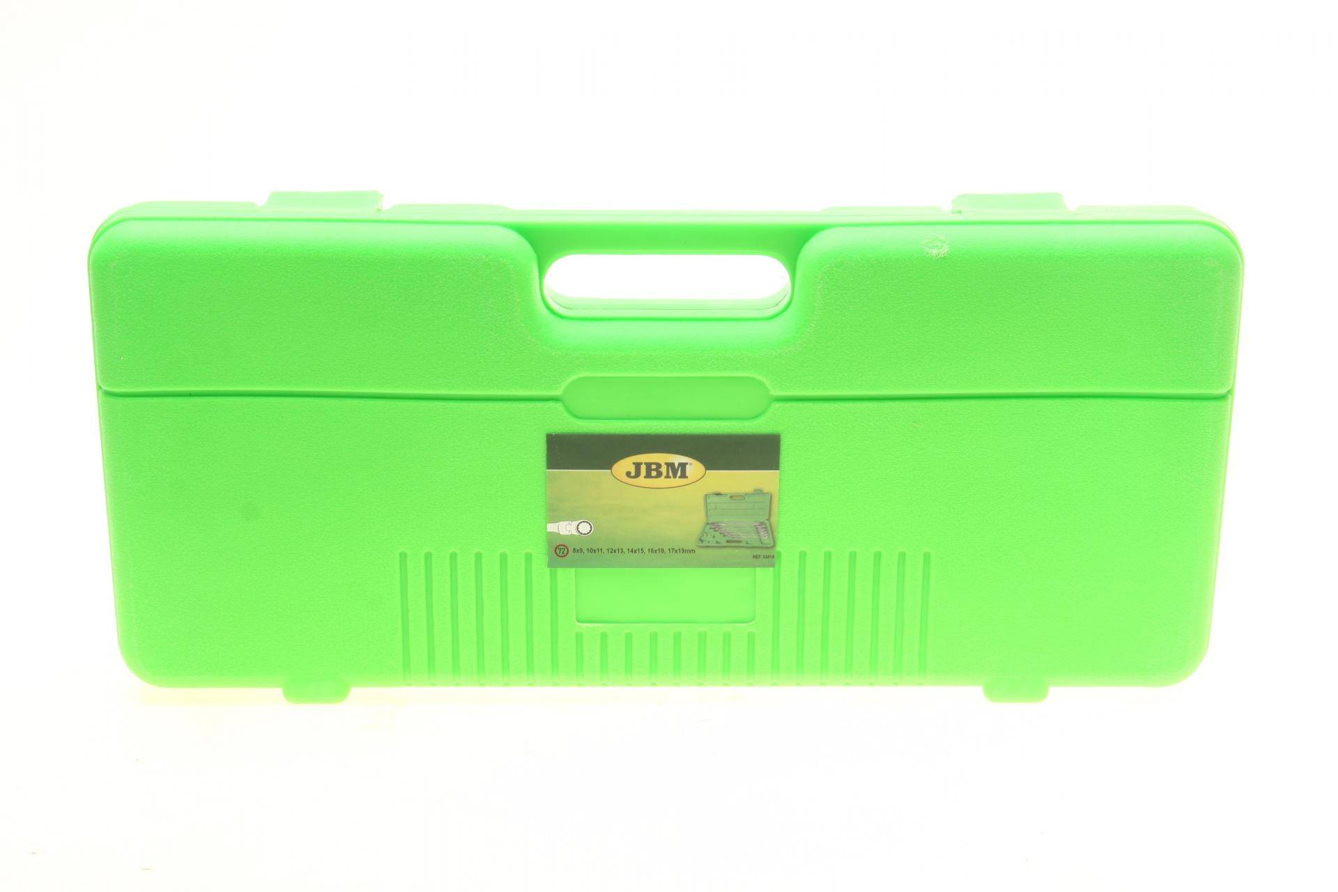 Набір ключів накидних з тріскачкою 8x9-17x19 мм 6 од.