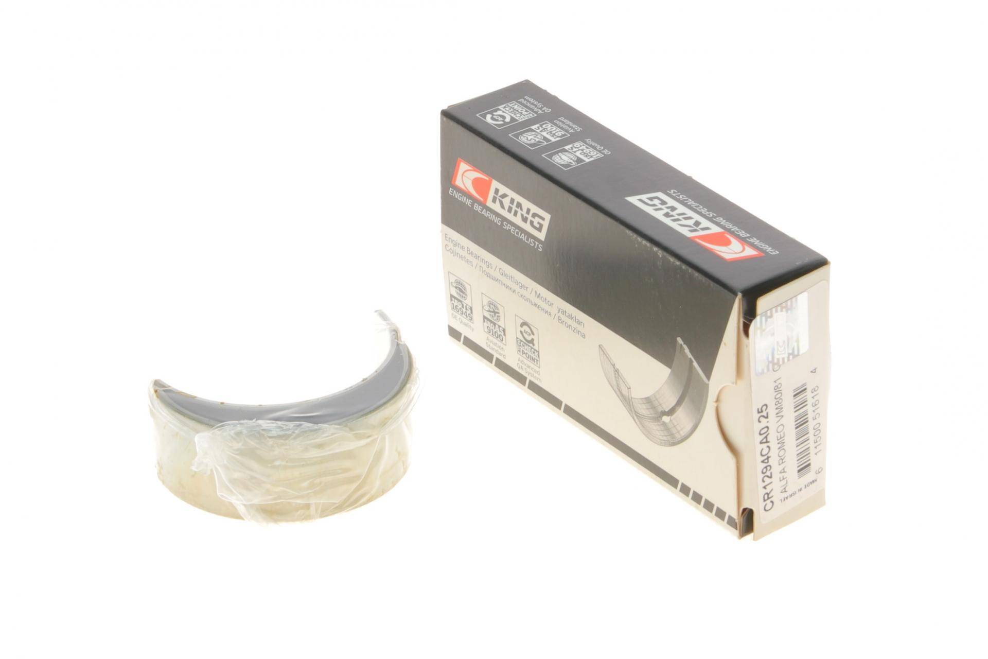 Вкладиші шатунні Alfa Romeo 33 1.8 TD 86-94 (+0.25)