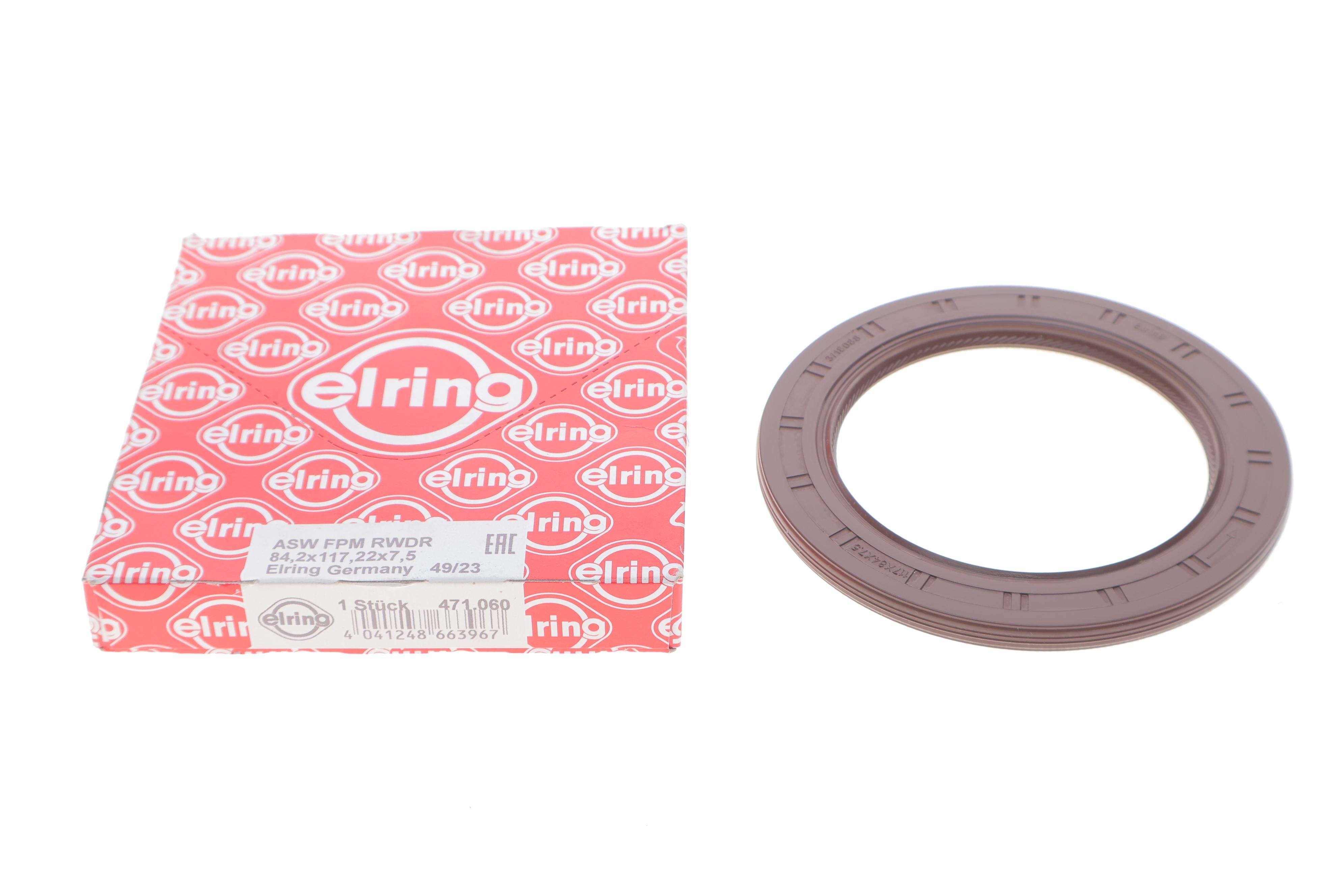 Сальник колінвалу (задній) Renault Megane III 1.2/1.4/2.0 TCe/CVT 09- (84.2x117.22x7.5)