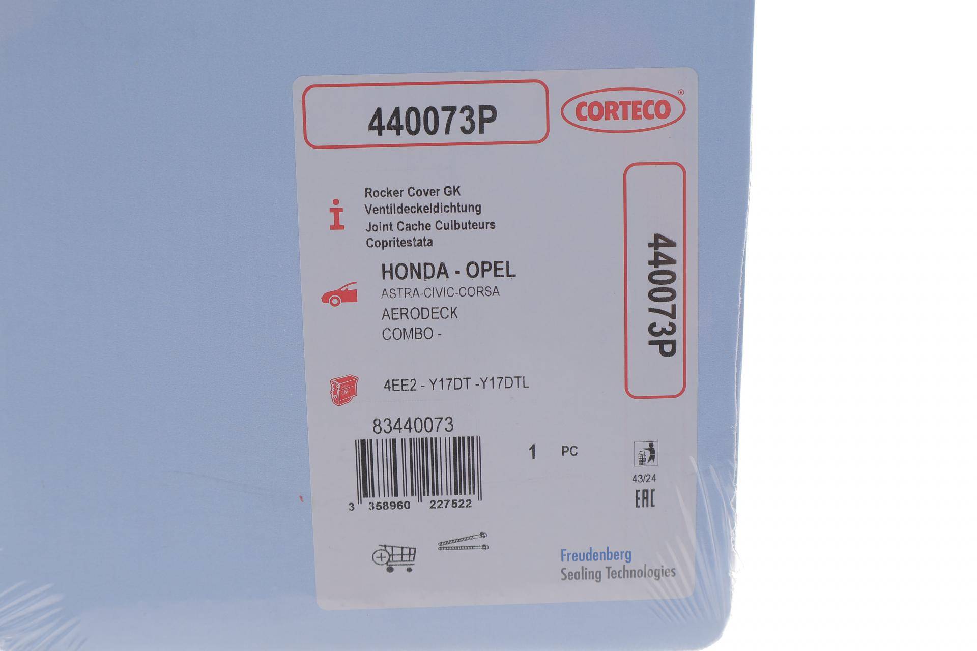 Прокладка кришки клапанів Opel Combo 1.7 DI/DTI 01-