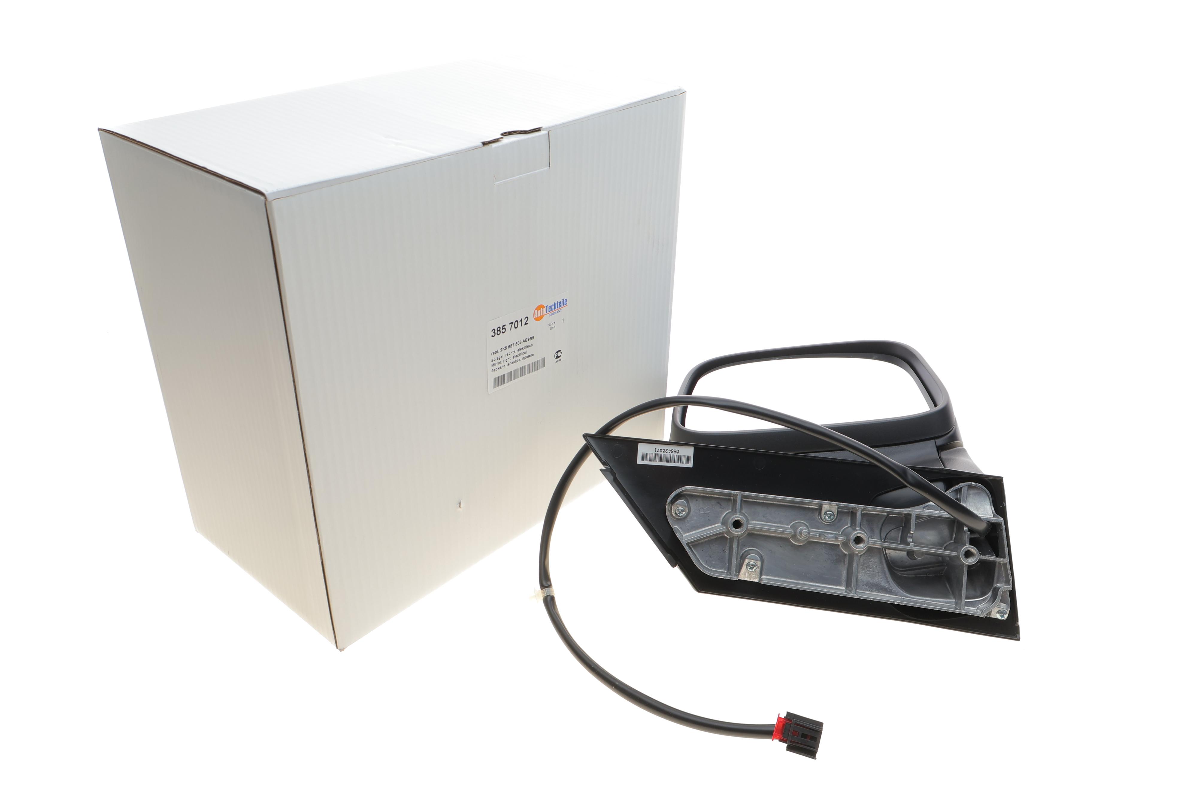 Зеркало заднего вида VW Caddy III 03- (R) (электро/подогрев) (8570.12)