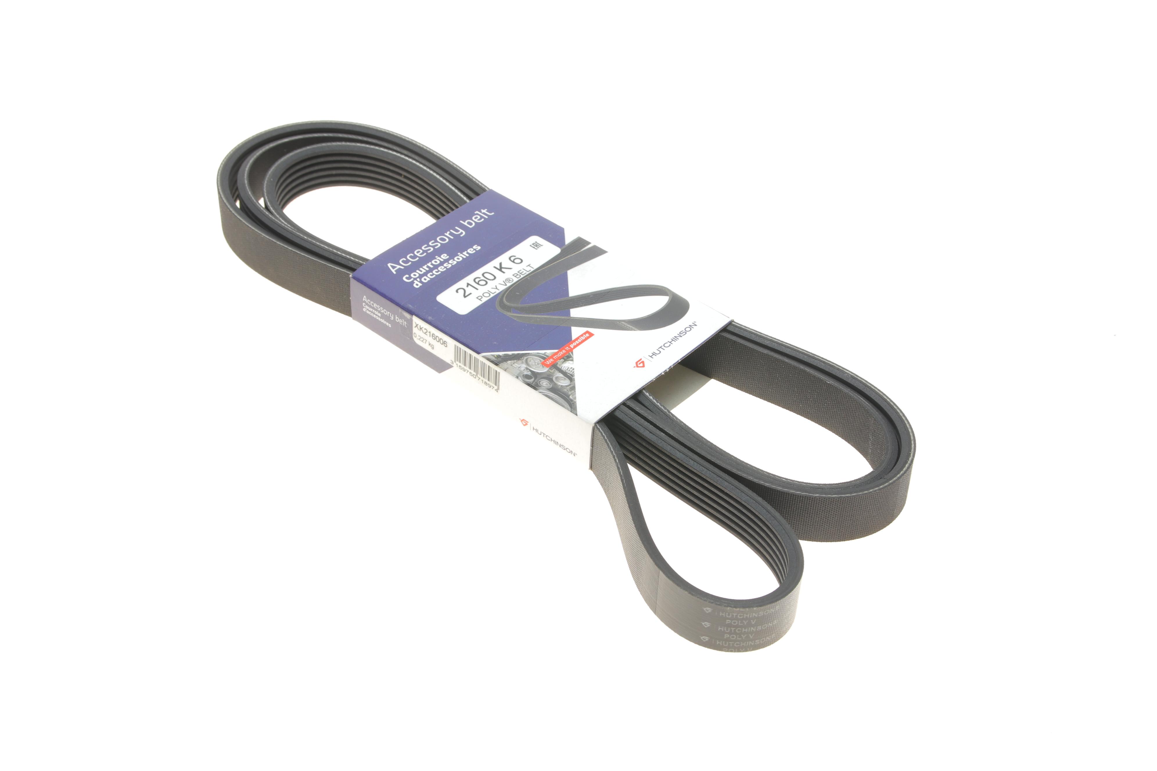 Ремінь генератора MB Vito (W638) 2.2CDI (6PK2160)