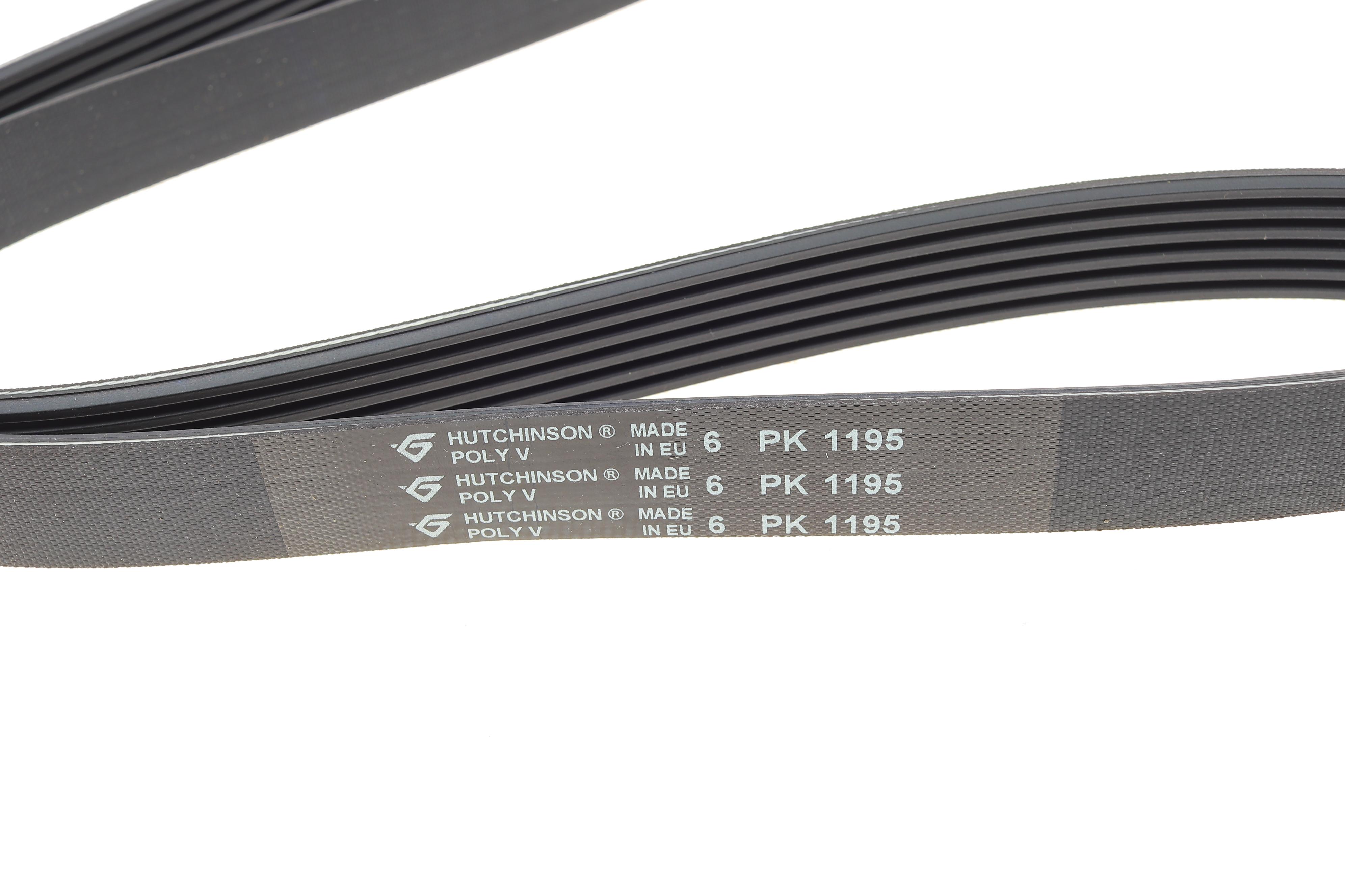 Комплект ременя генератора Renault Kangoo 1.5dCi 09- (6PK1197)