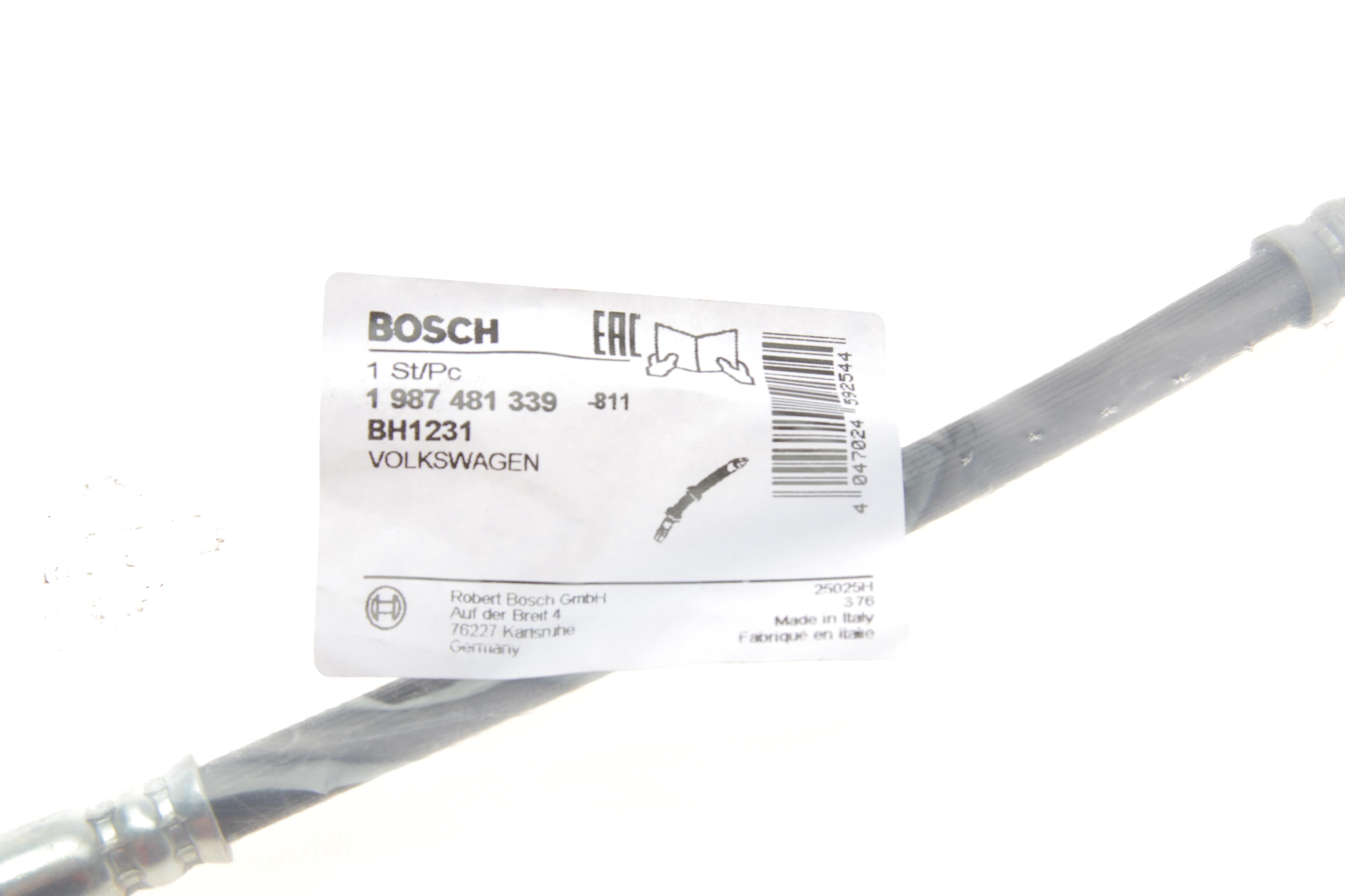 Шланг гальмівний (задній) VW Golf IV/Skoda Octavia 96- (R) (L=623/233mm)