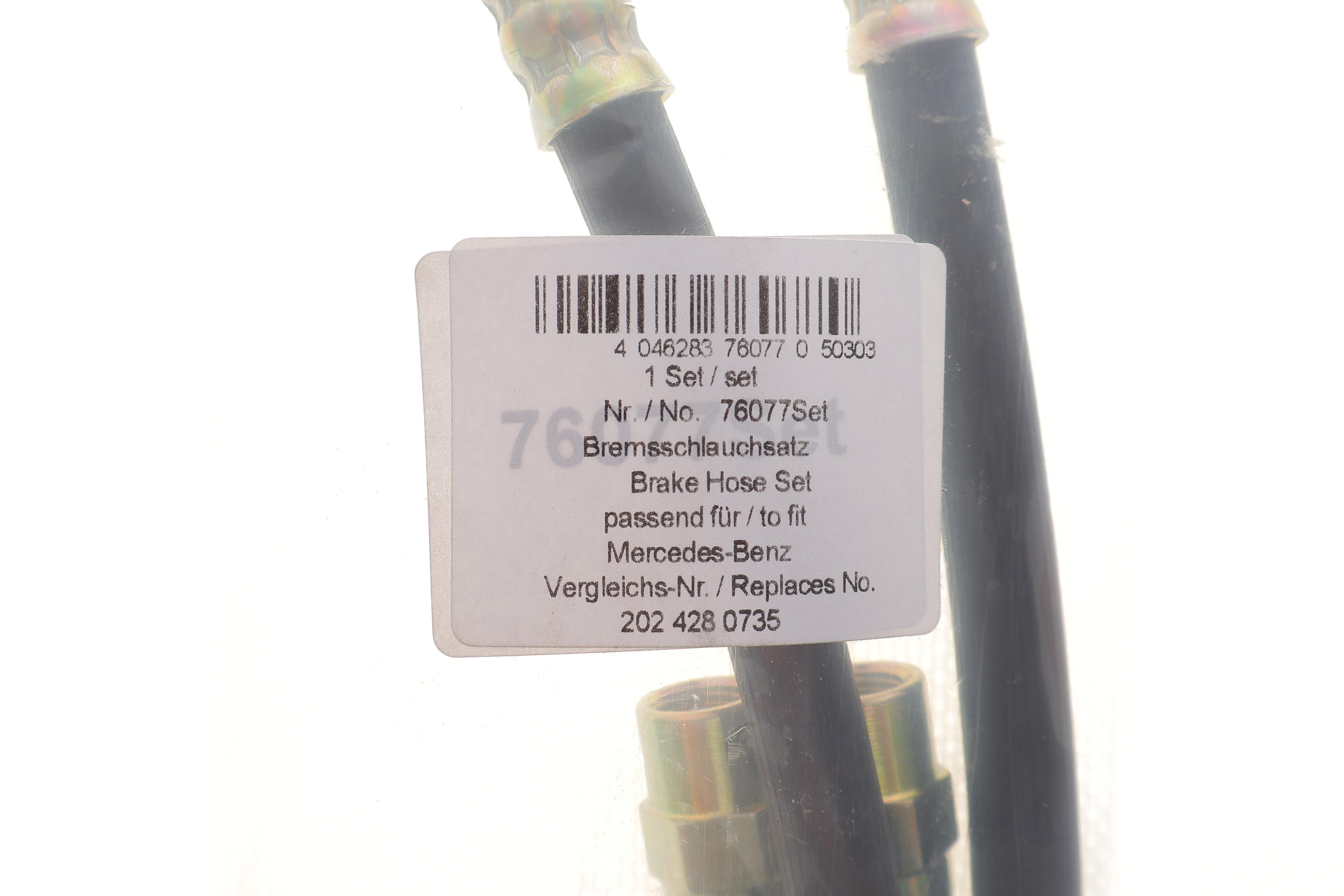 Шланг гальмівний (передній/задній) MB Sprinter 06-/E-class (W210)/C-class (W202/W203/W204) 93-14