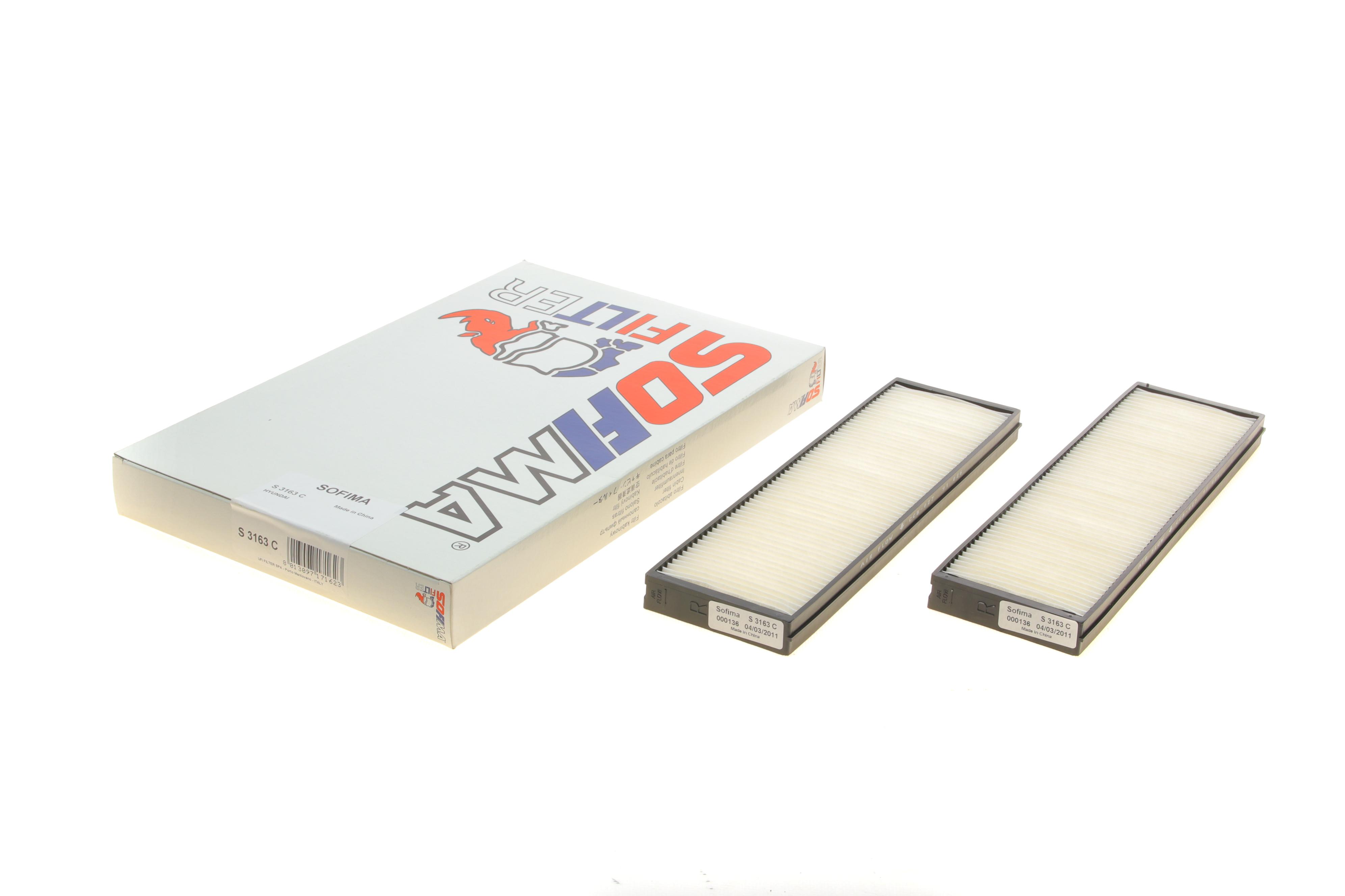 Фільтр салону Hyundai i20 08-15 (к-кт 2шт)