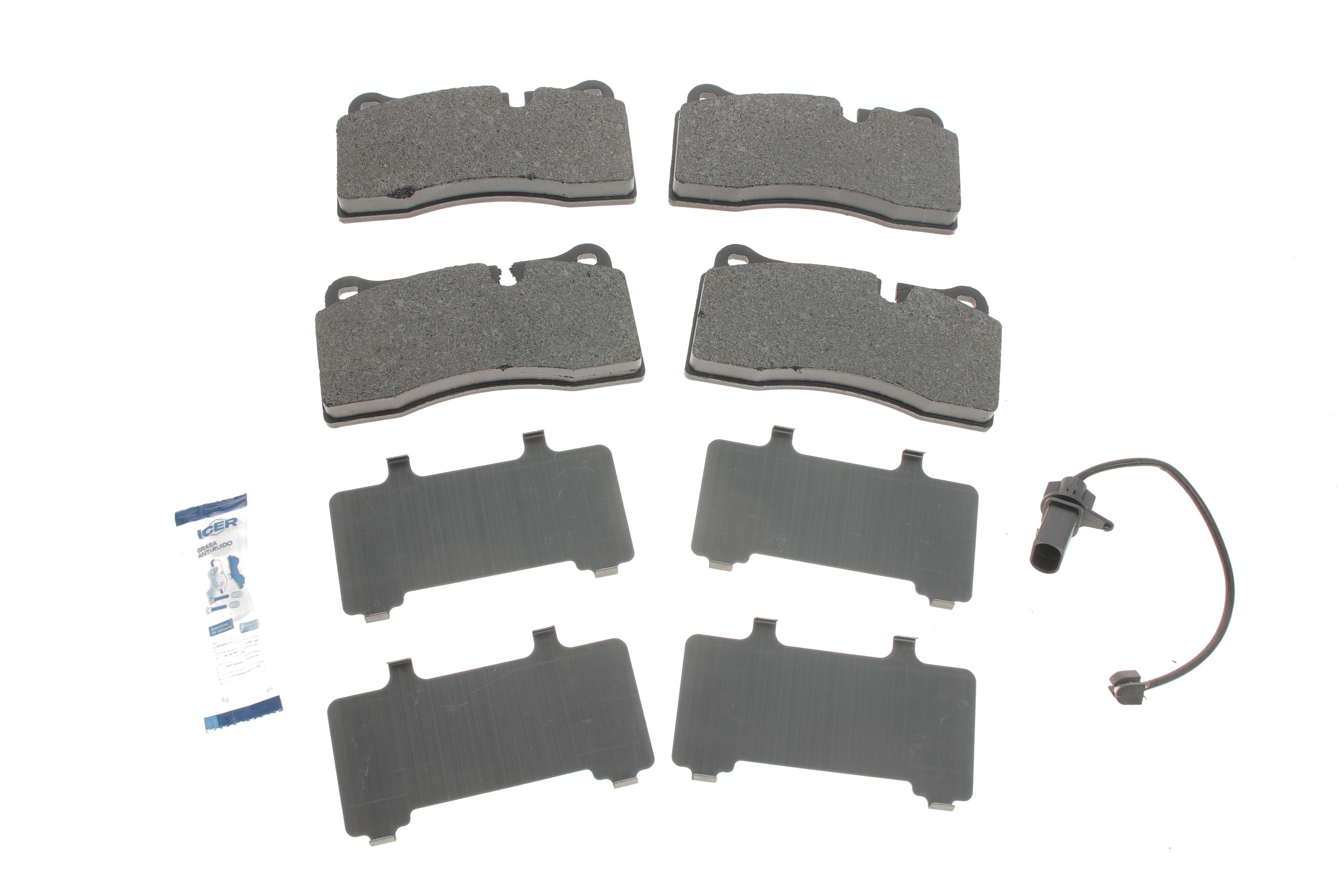 Колодки гальмівні (задні) Audi Q7 06-16/R8 07-/Lamborgini Diablo 90-00 (+датчики)