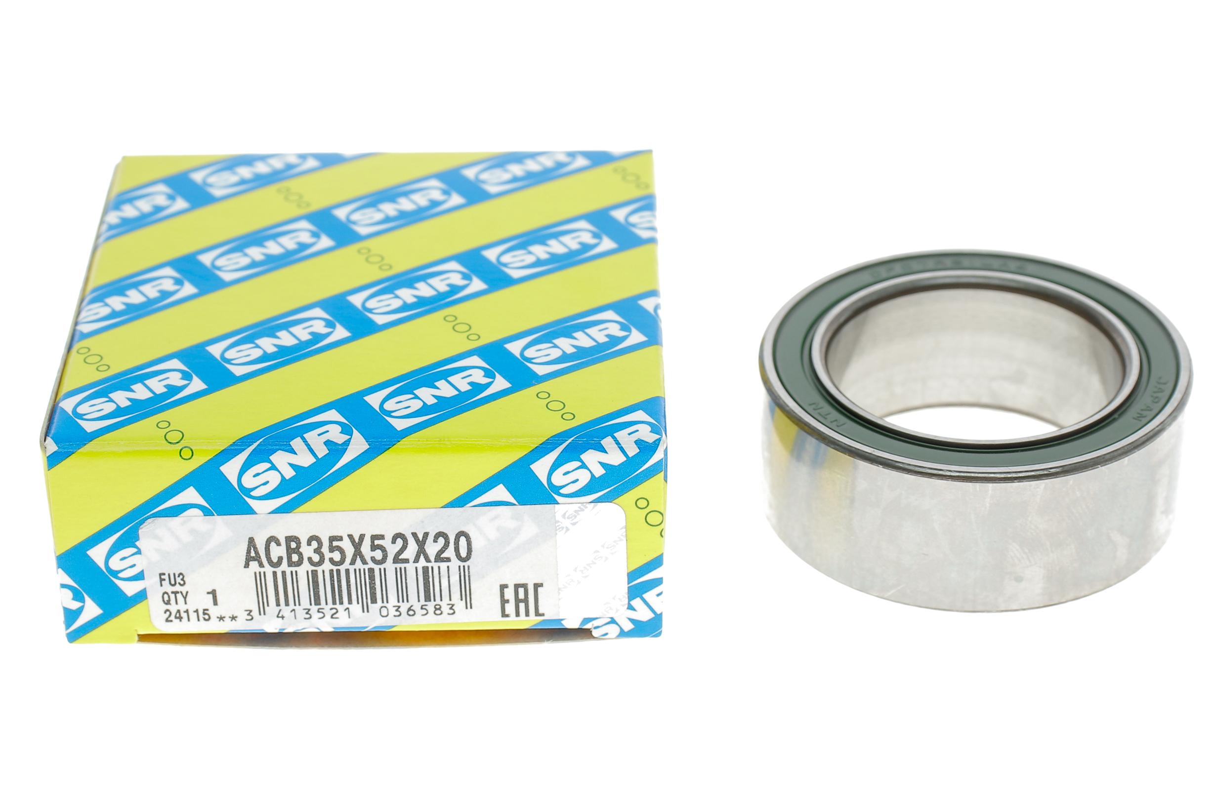 Підшипник компресора кондиціонера (35x52x20)