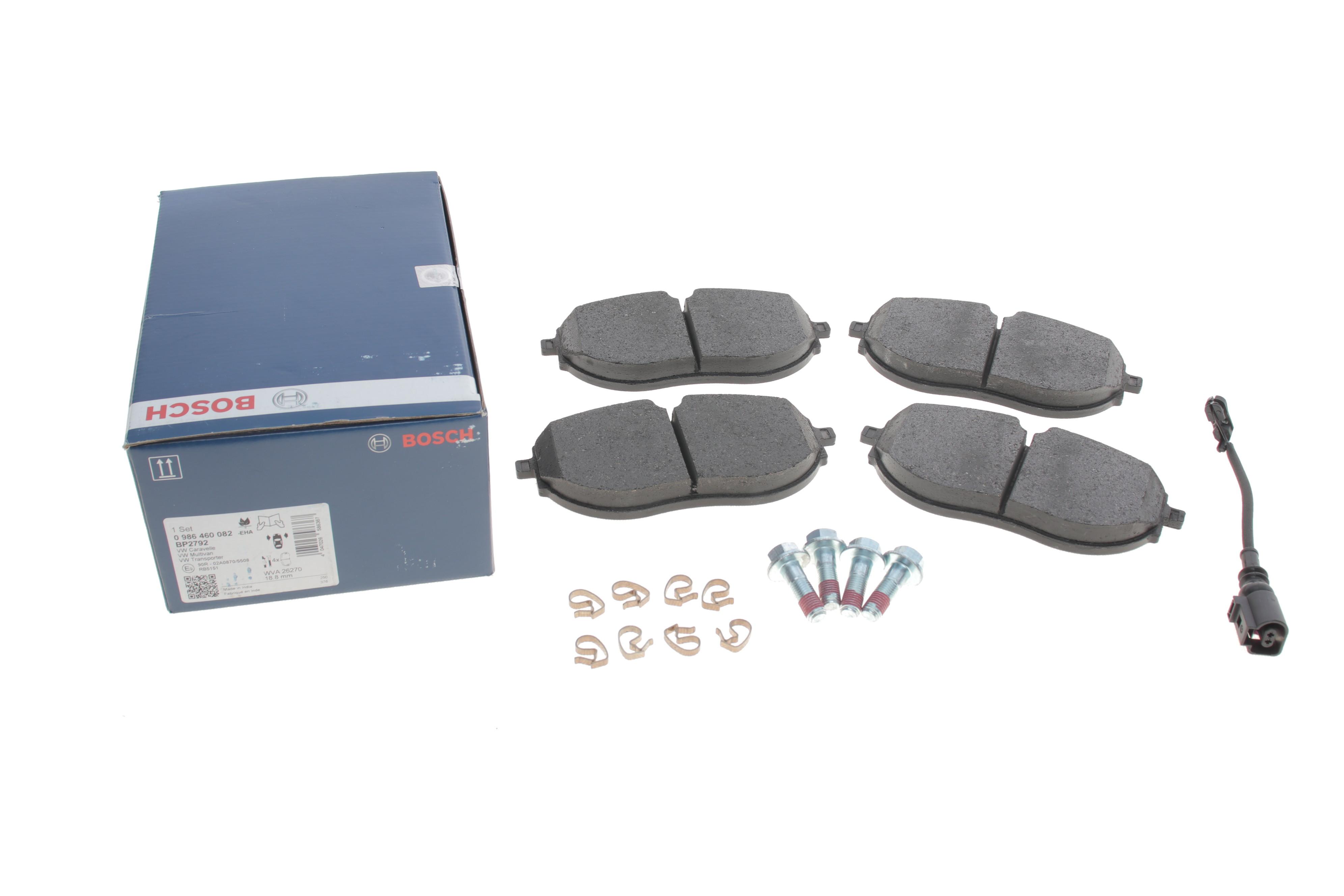 Колодки тормозные (передние) VW T6 15- (с датчиком)