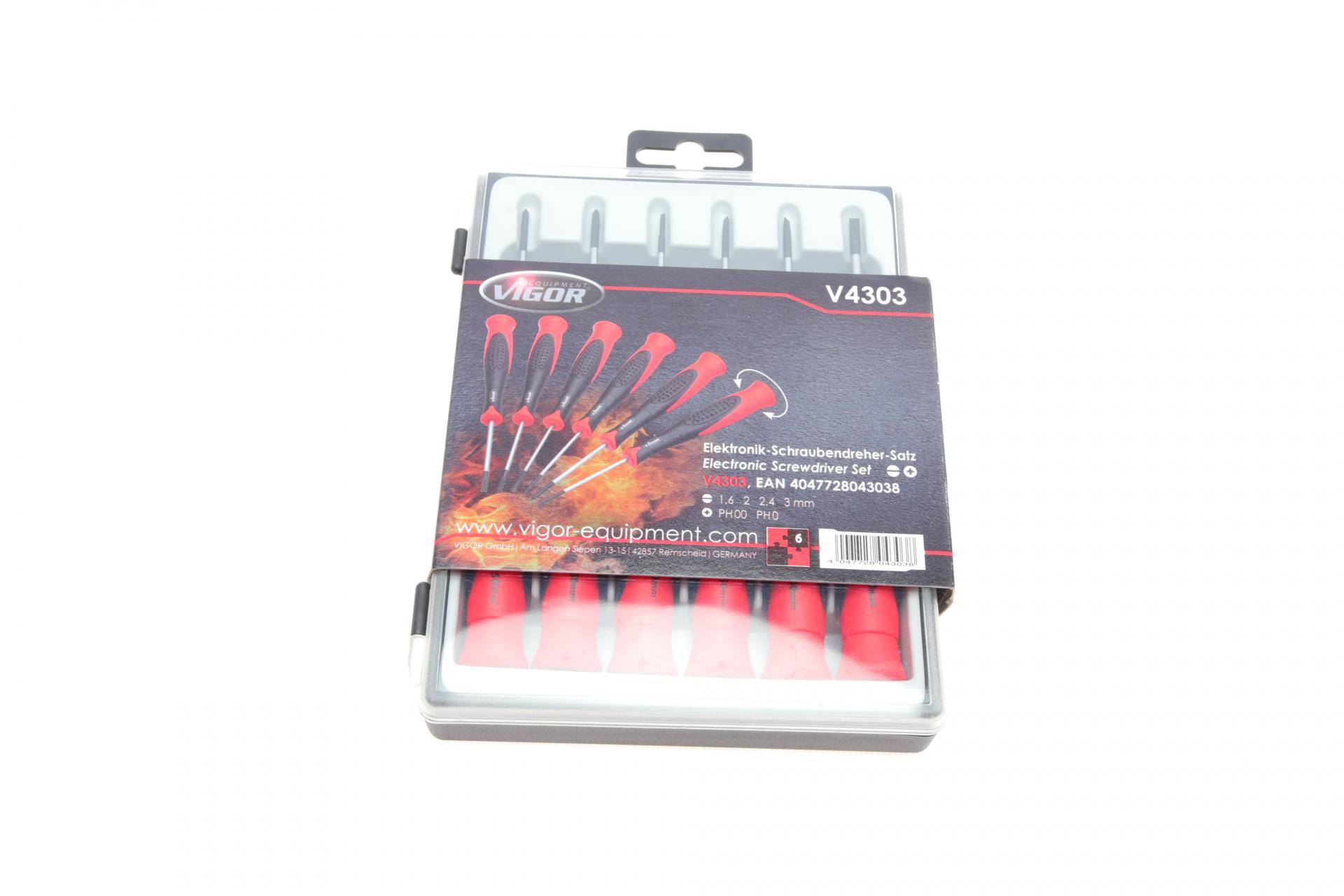 Набір викруток прецизійних SL, PH 6 од.