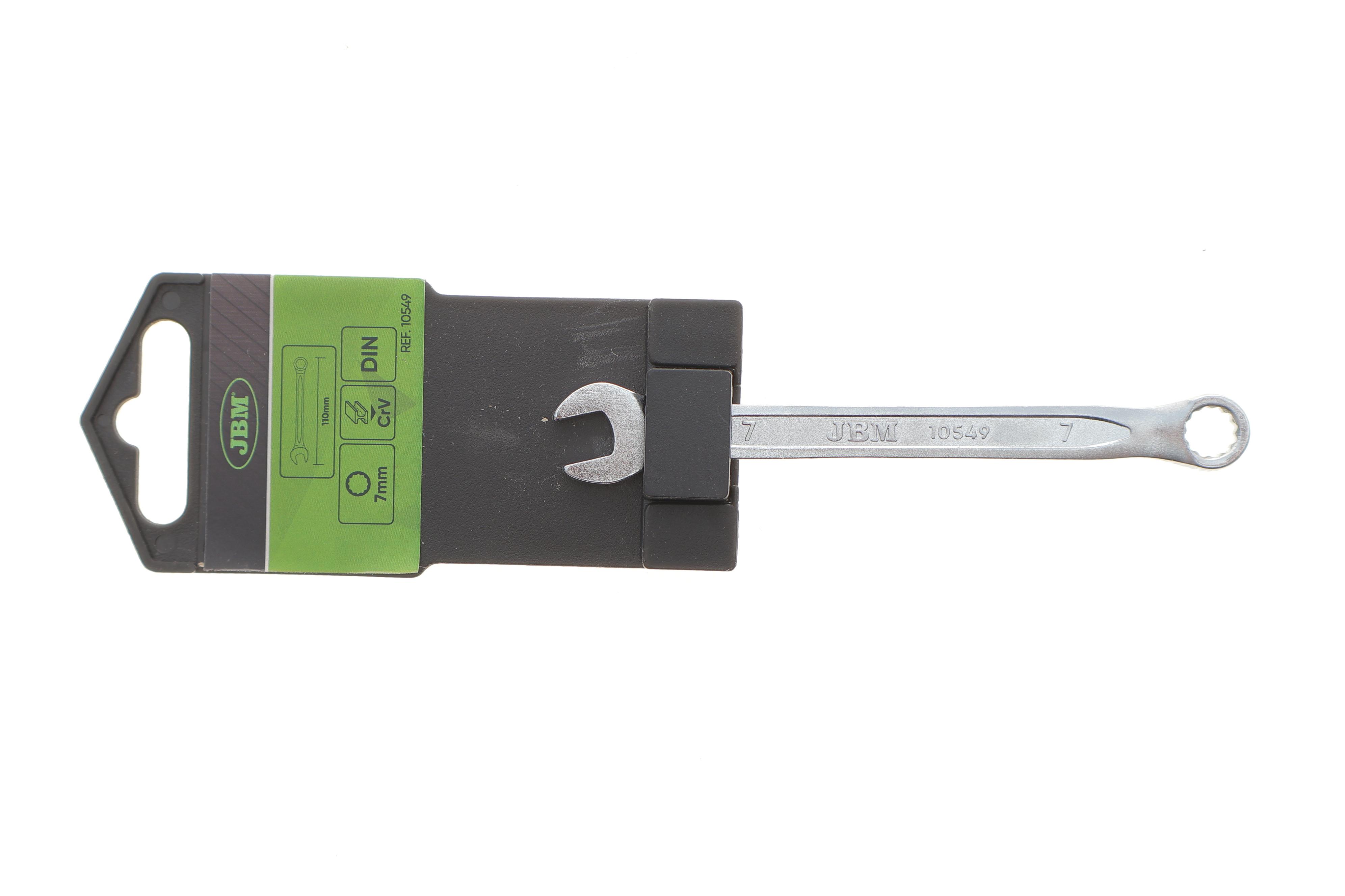 Ключ рожково-накидной 7 мм L-100 мм