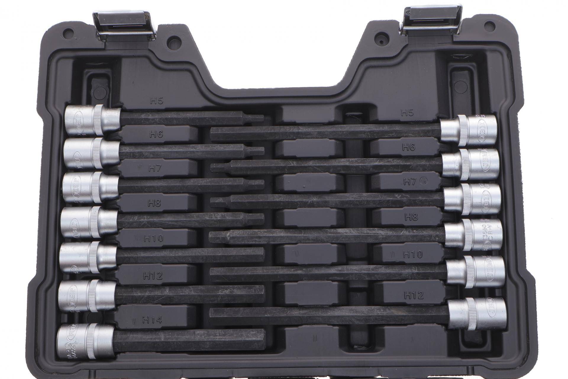 Набір головок 1/2" зі вставками Hex 30 од.