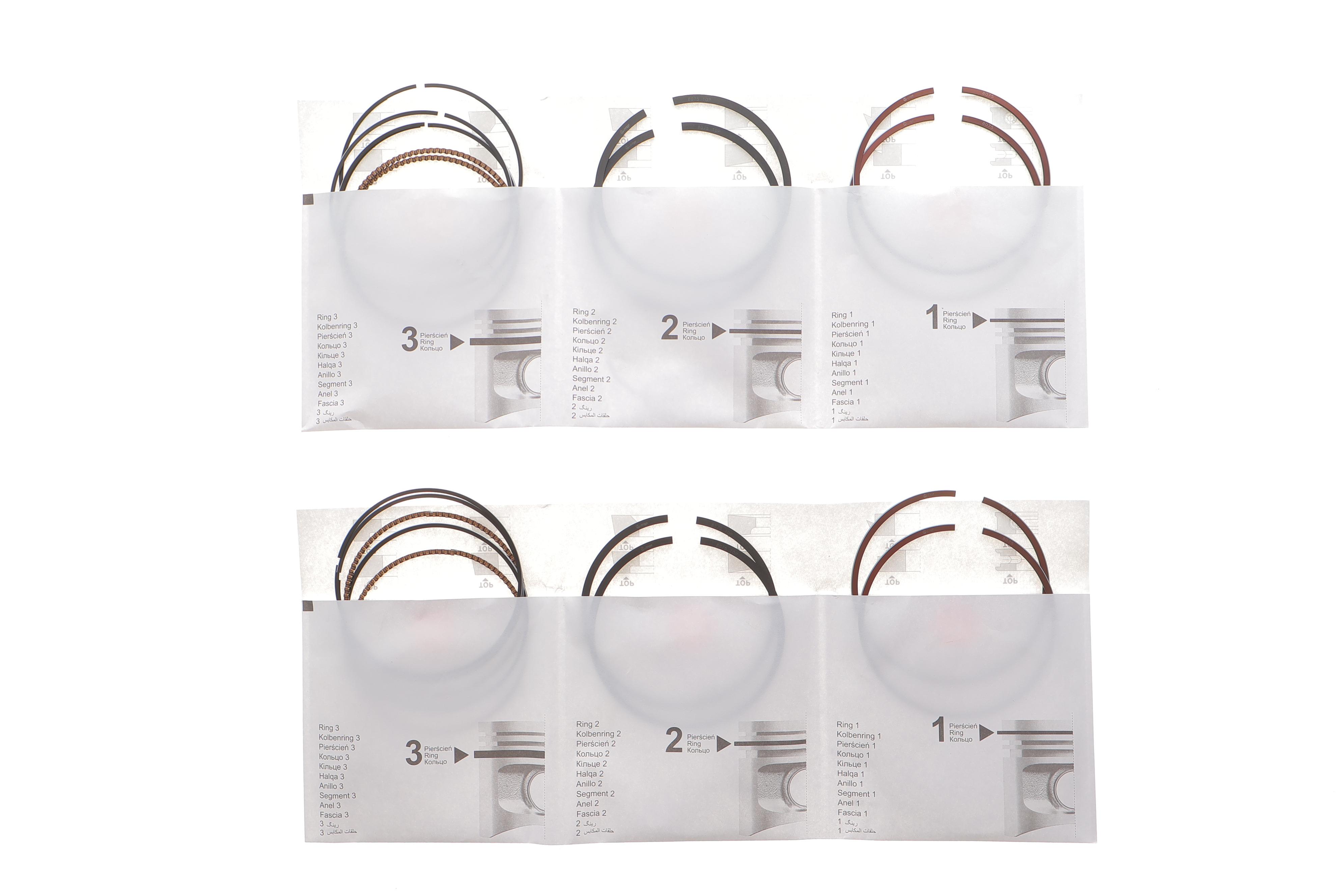 Кільця поршневі Chevrolet Lacetti 1.8 LDA (+0.25/80,75mm) (1.2x1.2x2.0) (к-кт 4 циліндра)