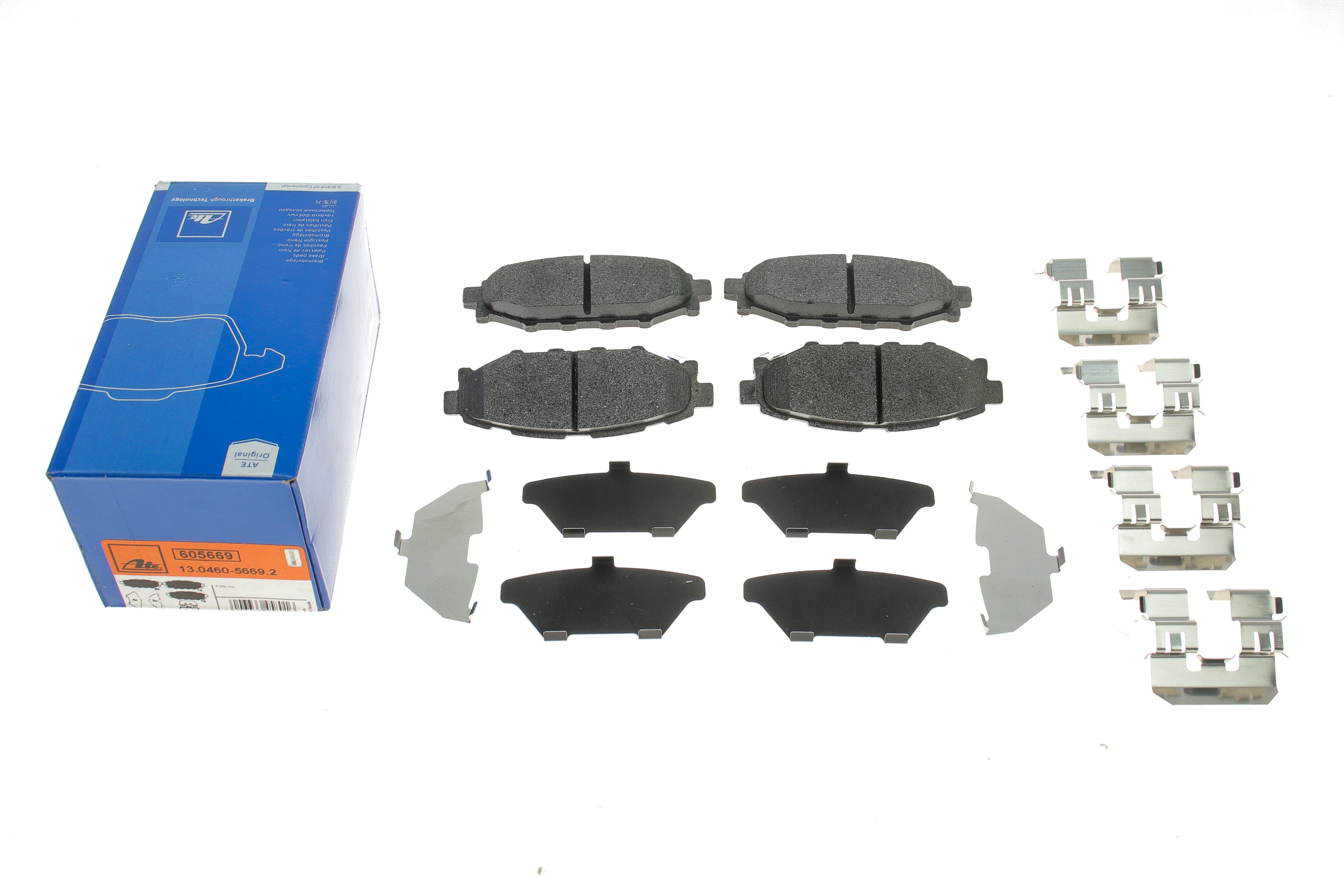 Колодки гальмівні (задні) Subaru Forester/Impreza 08-/Legacy 03-14/Outback 03-/Toyota GT 12-