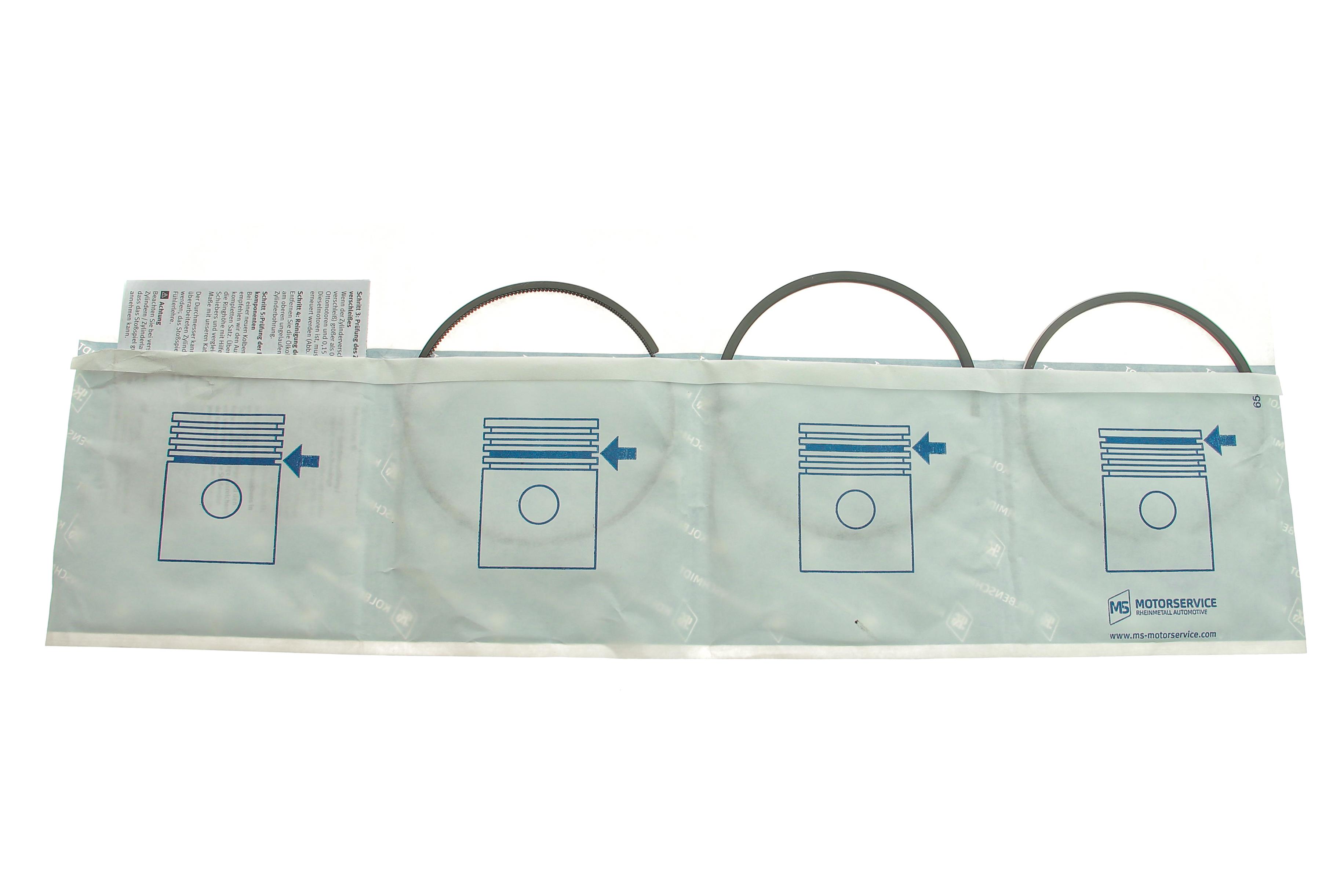 Кольца поршневые MB Sprinter OM602 2.9TDI  (89.70mm/+0.7) (2.5-2-3)