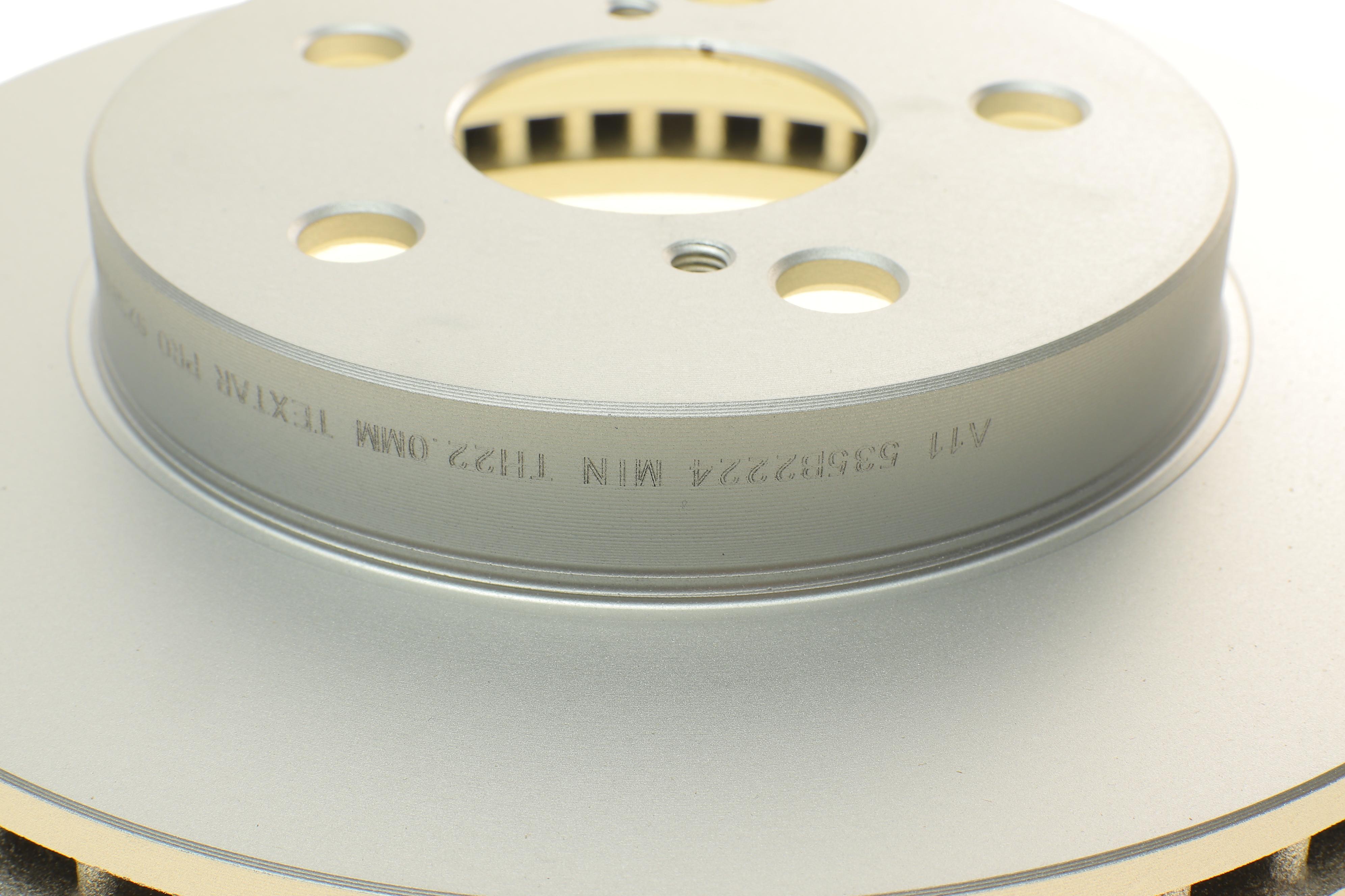 Диск гальмівний (передній) Toyota Prius 1.8 Hybrid 15- (255x25) PRO