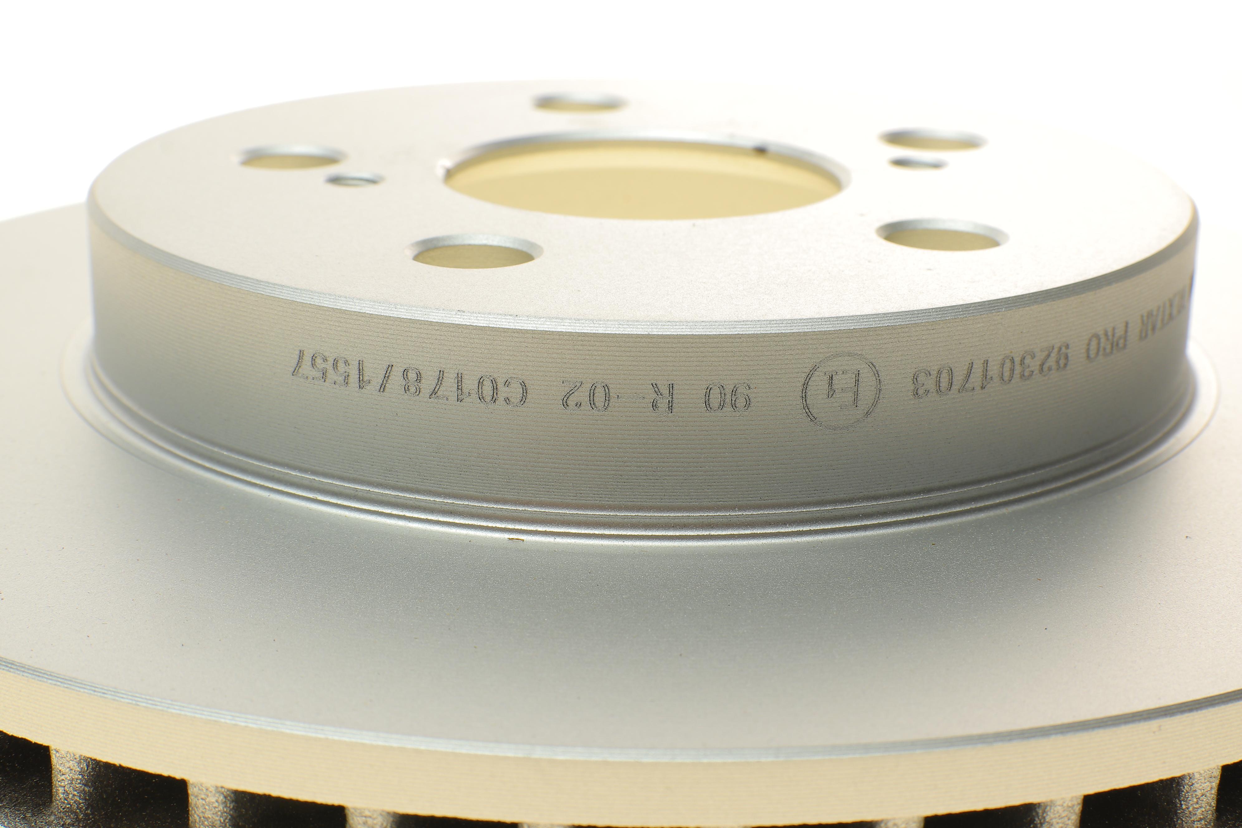 Диск гальмівний (передній) Toyota Prius 1.8 Hybrid 15- (255x25) PRO