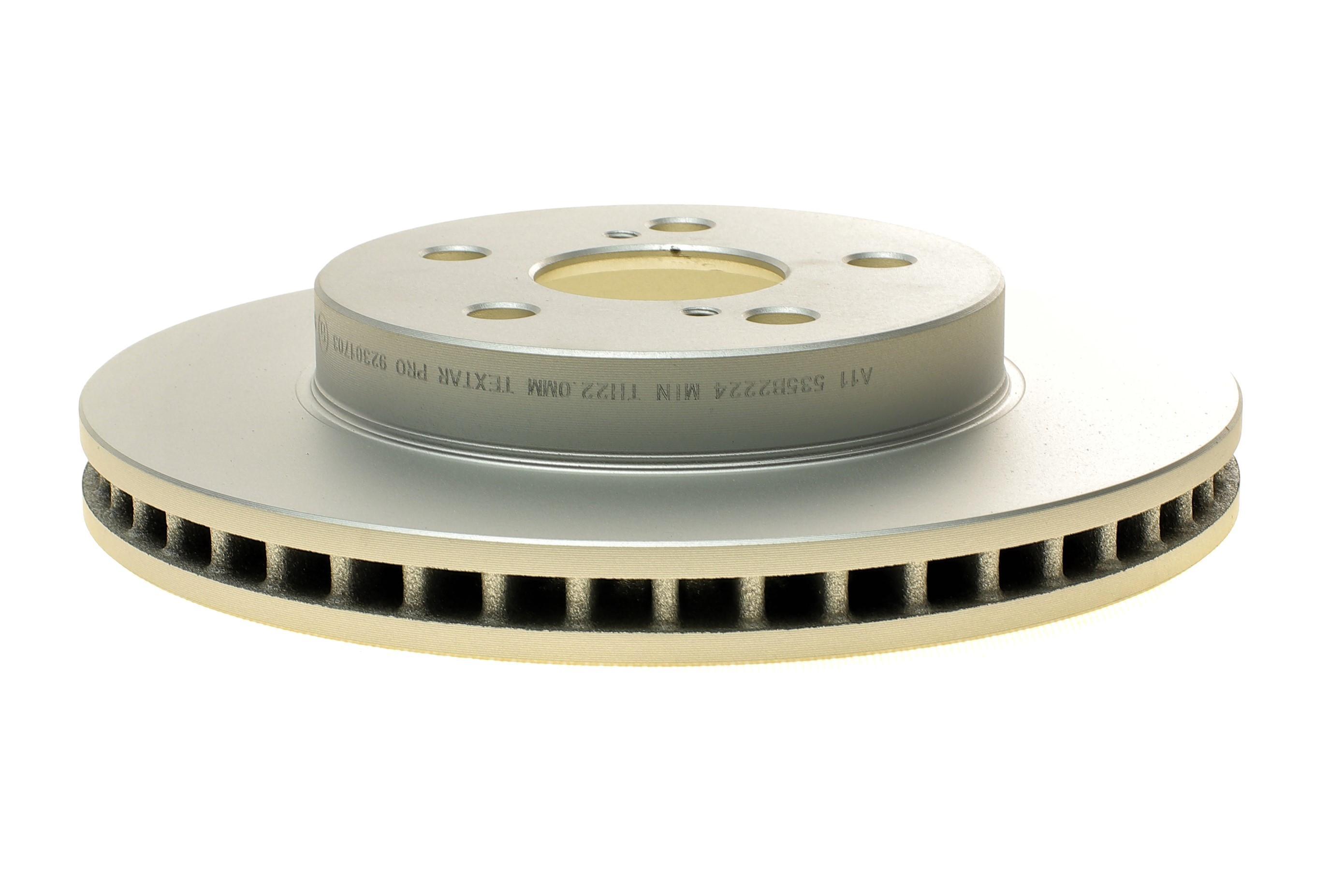 Диск гальмівний (передній) Toyota Prius 1.8 Hybrid 15- (255x25) PRO