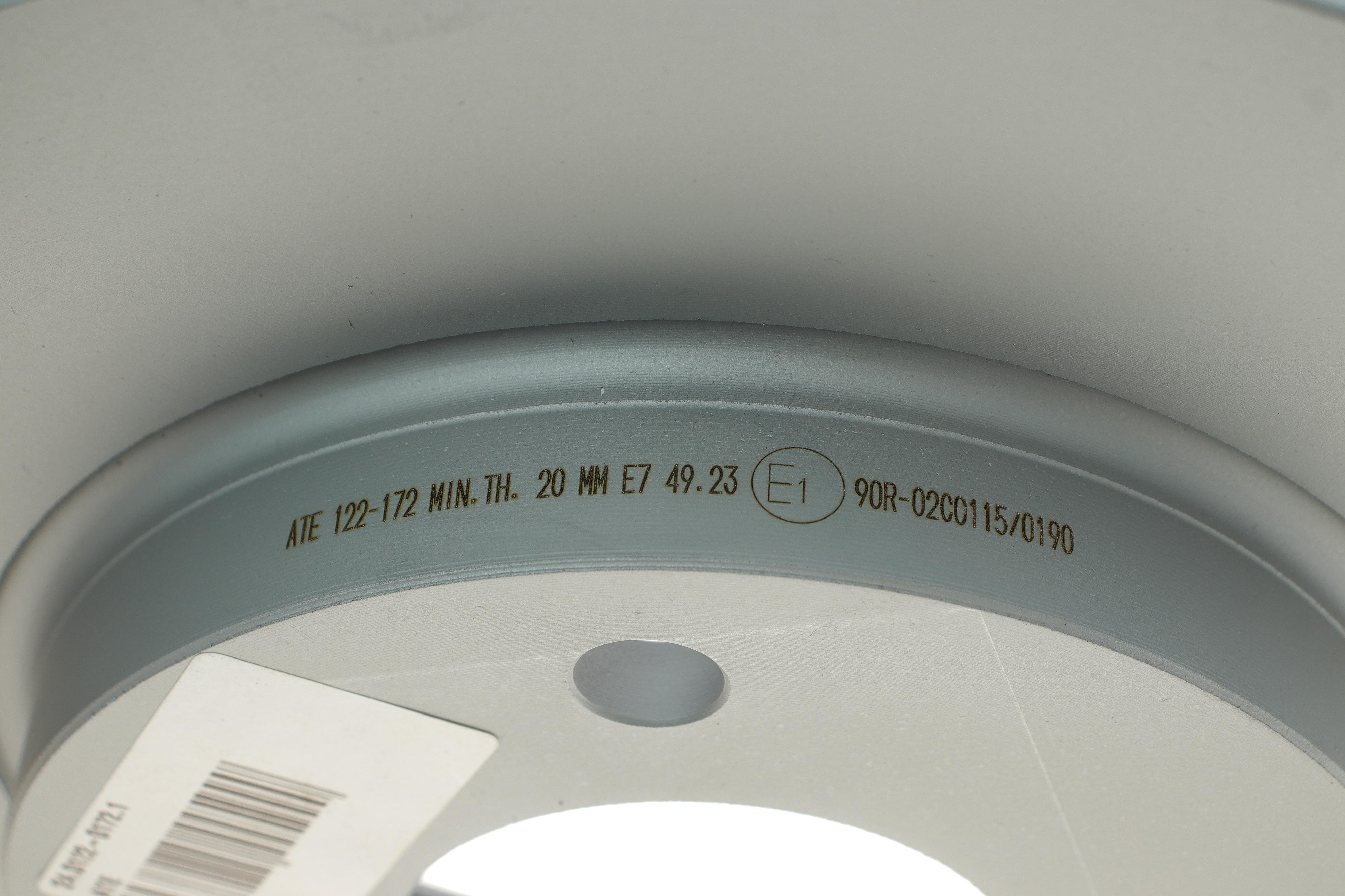 Диск гальмівний (передній) Ford Fiesta 00-08/Focus 98-04/Fusion 02-12 (258x22) (з покр.) (вент.)