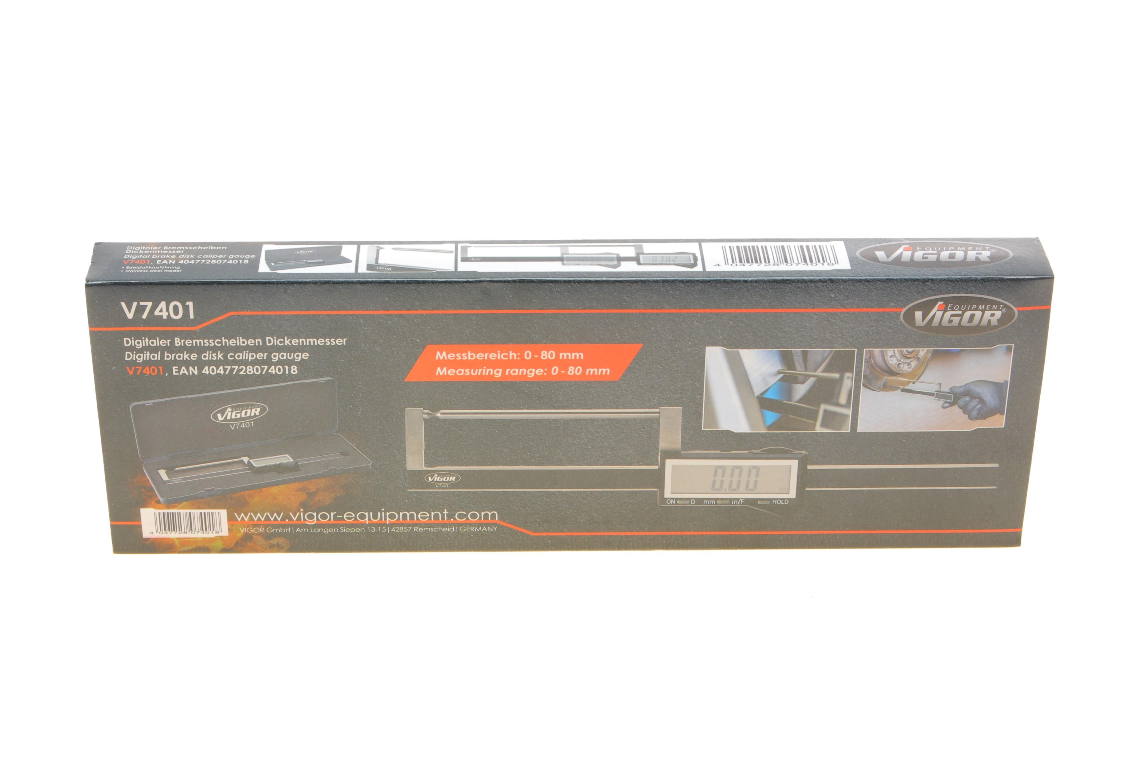 Инструмент для измерения толщины тормозных дисков (цифровой)