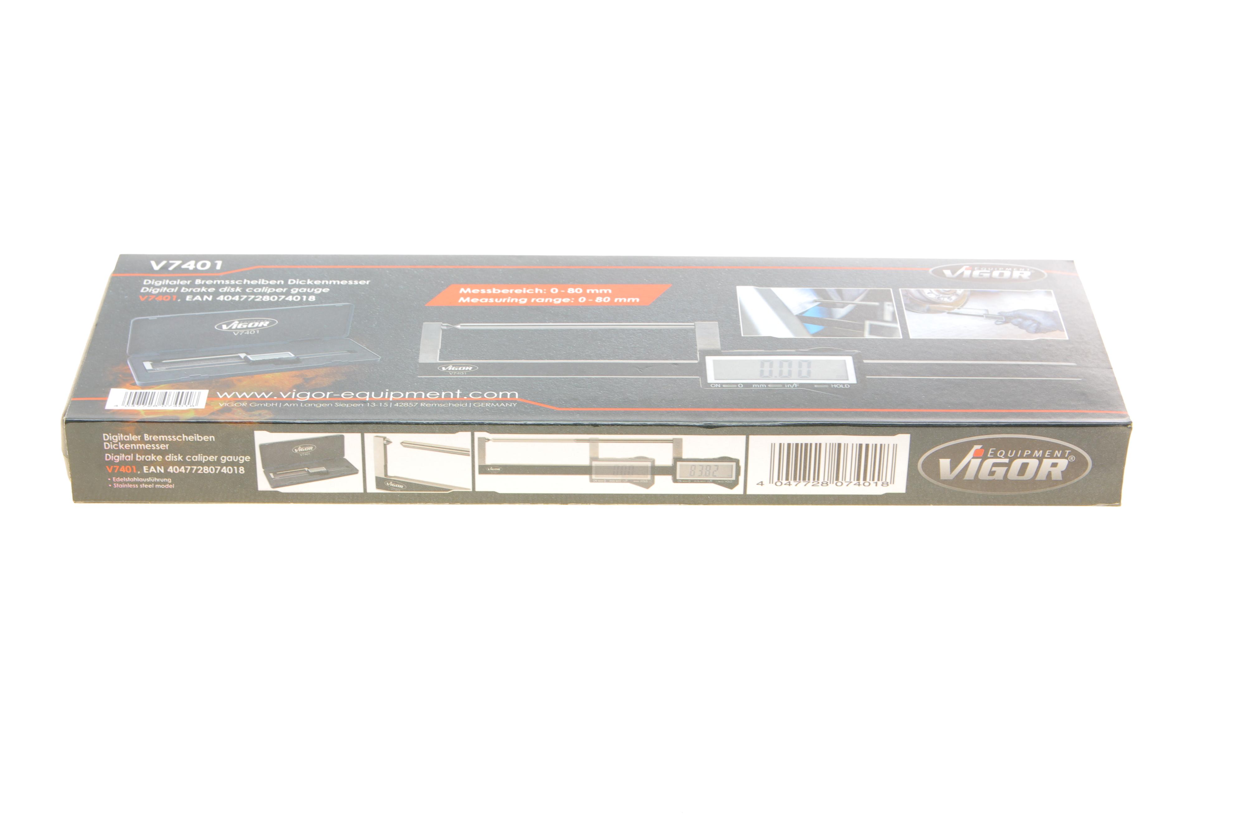 Инструмент для измерения толщины тормозных дисков (цифровой)