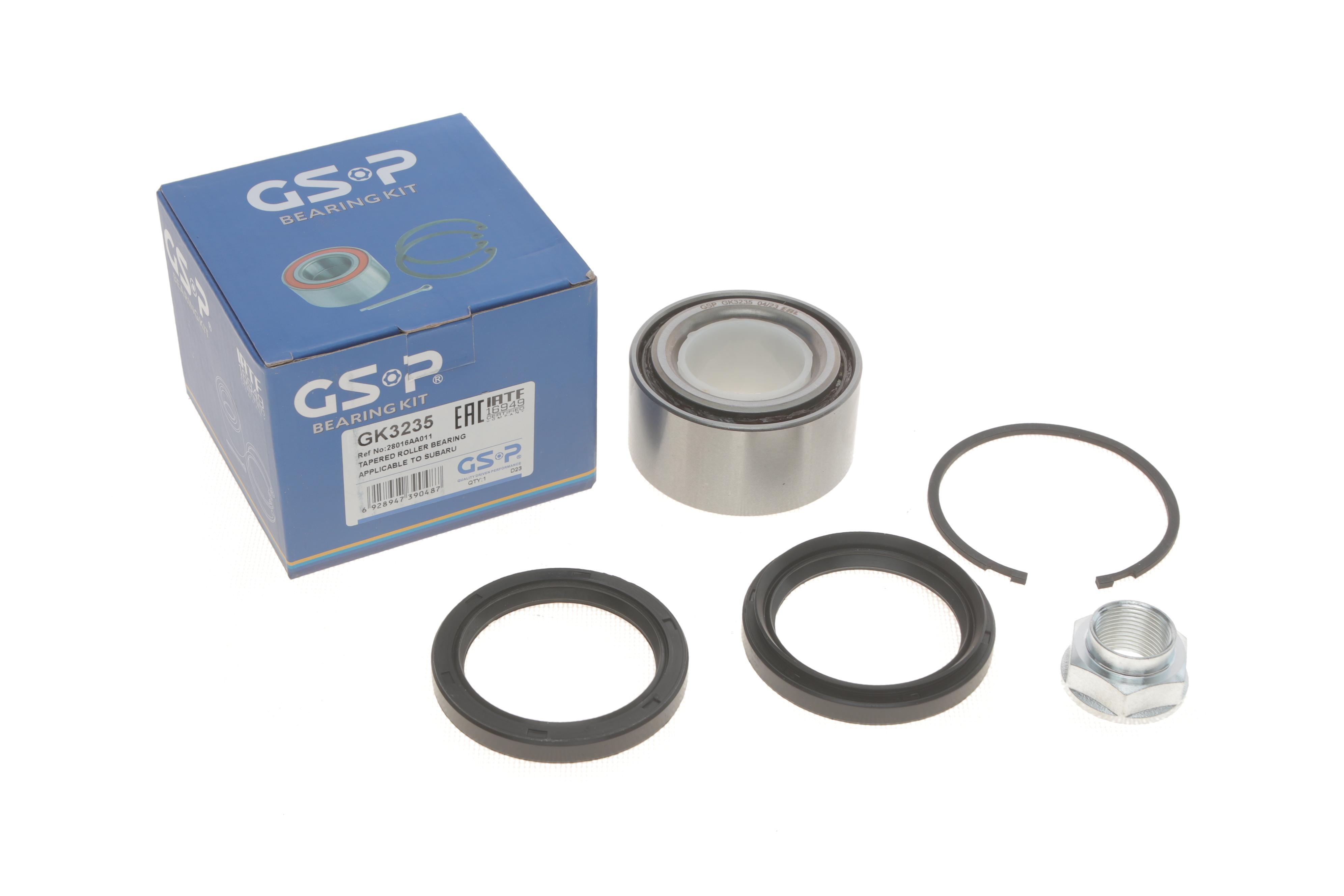 Підшипник маточини (передньої) Subaru Forester -08/Legacy -03/Impreza 92-07 (42x72x38) (к-кт)