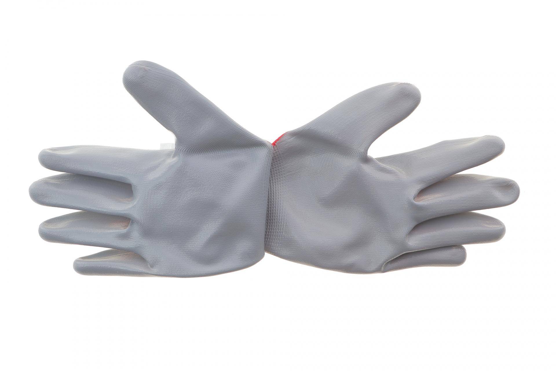 Рукавиці з нітриловим покриттям (XXL) RED NITRILE