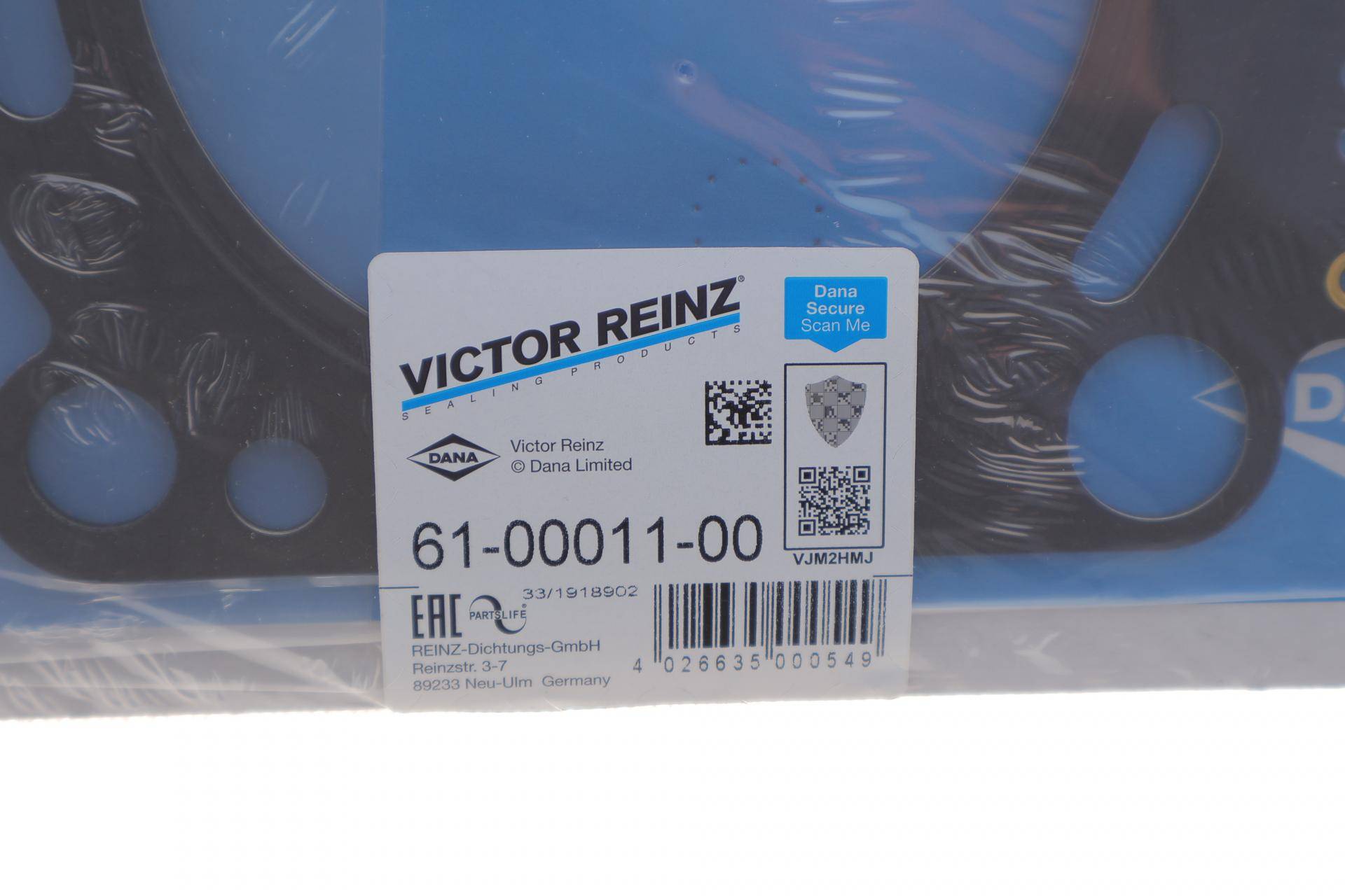 Прокладка ГБЦ VW LT 2.8TDI (метал), Ø96,00mm, AUH/BCQ