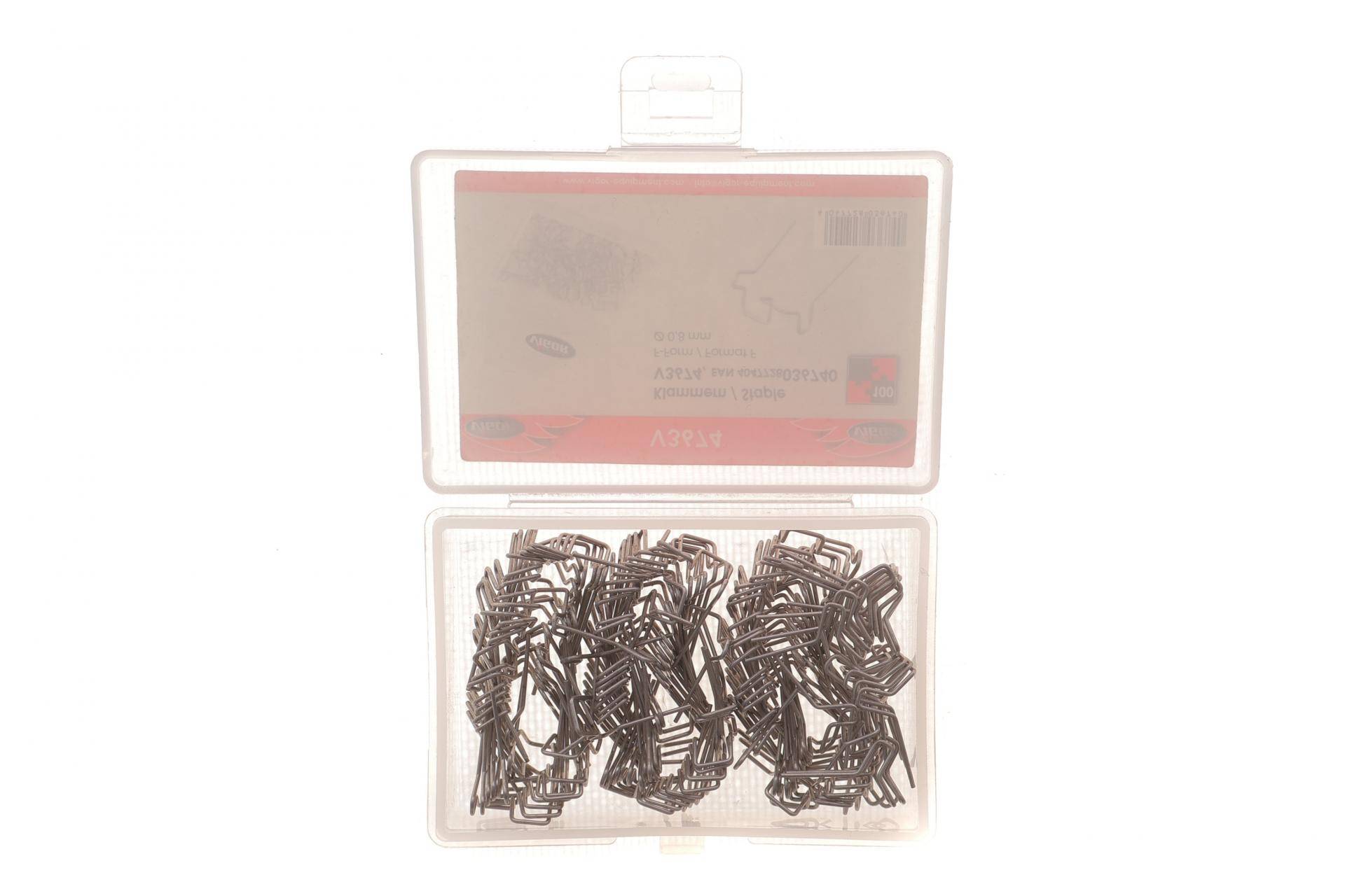 Скоба F-профіль Ø0,8 mm 100 од.