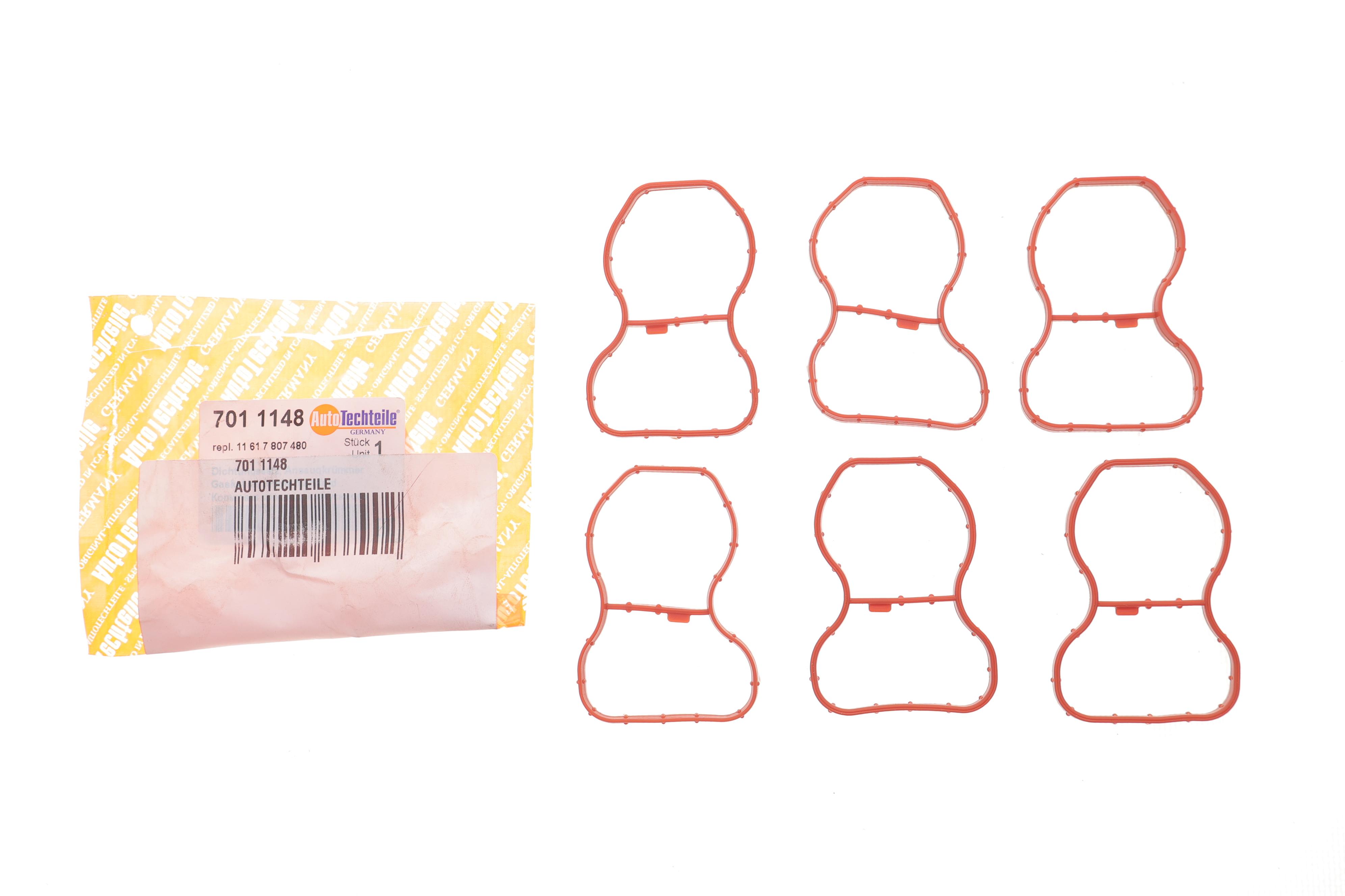 Прокладка колектора впускного (к-кт 6шт)  BMW X5 (E70)/X6 (E71) 3.0/4.0 d 08-14 N57/B57