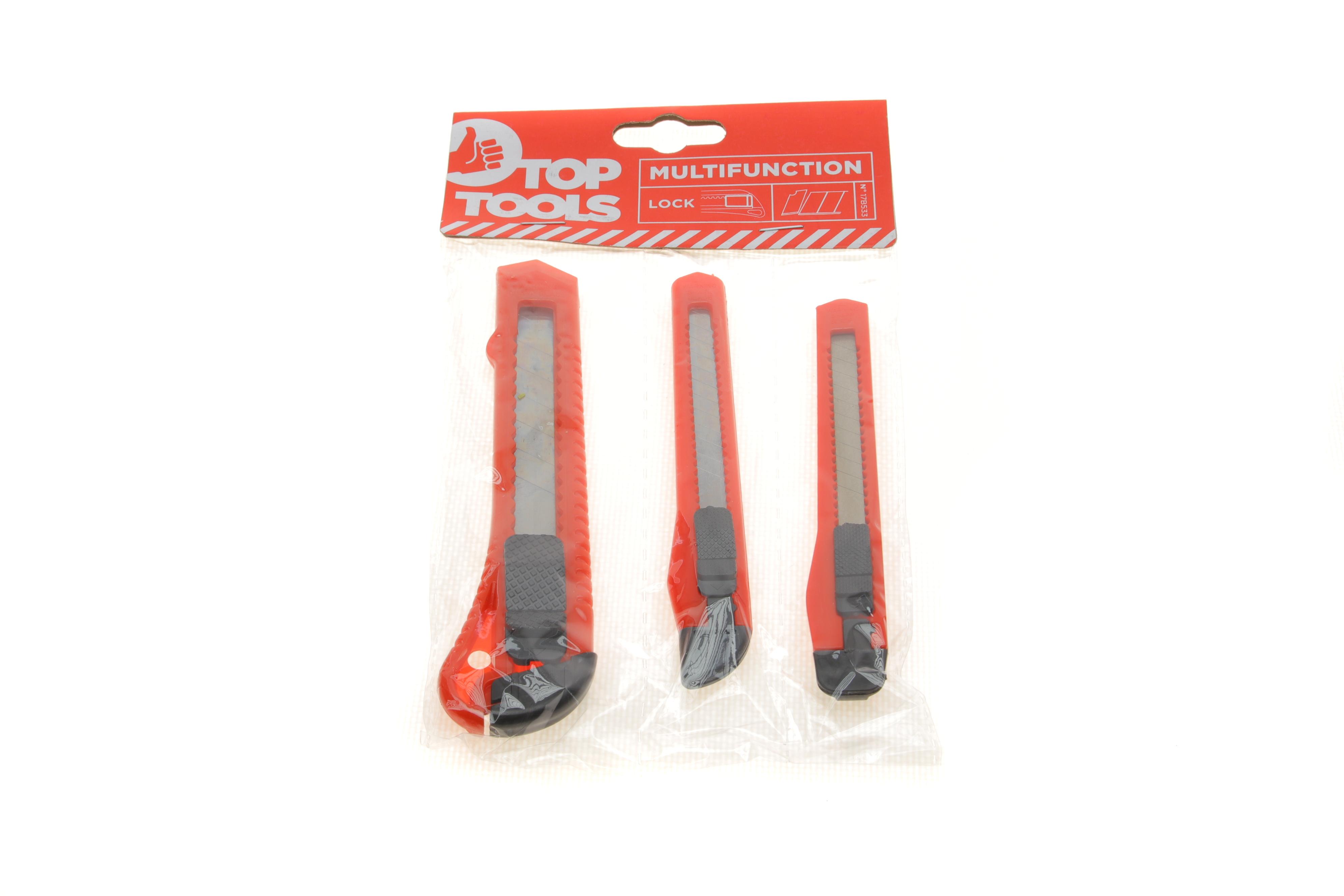 Нож с отрывным лезвием (к-кт 3 шт.)