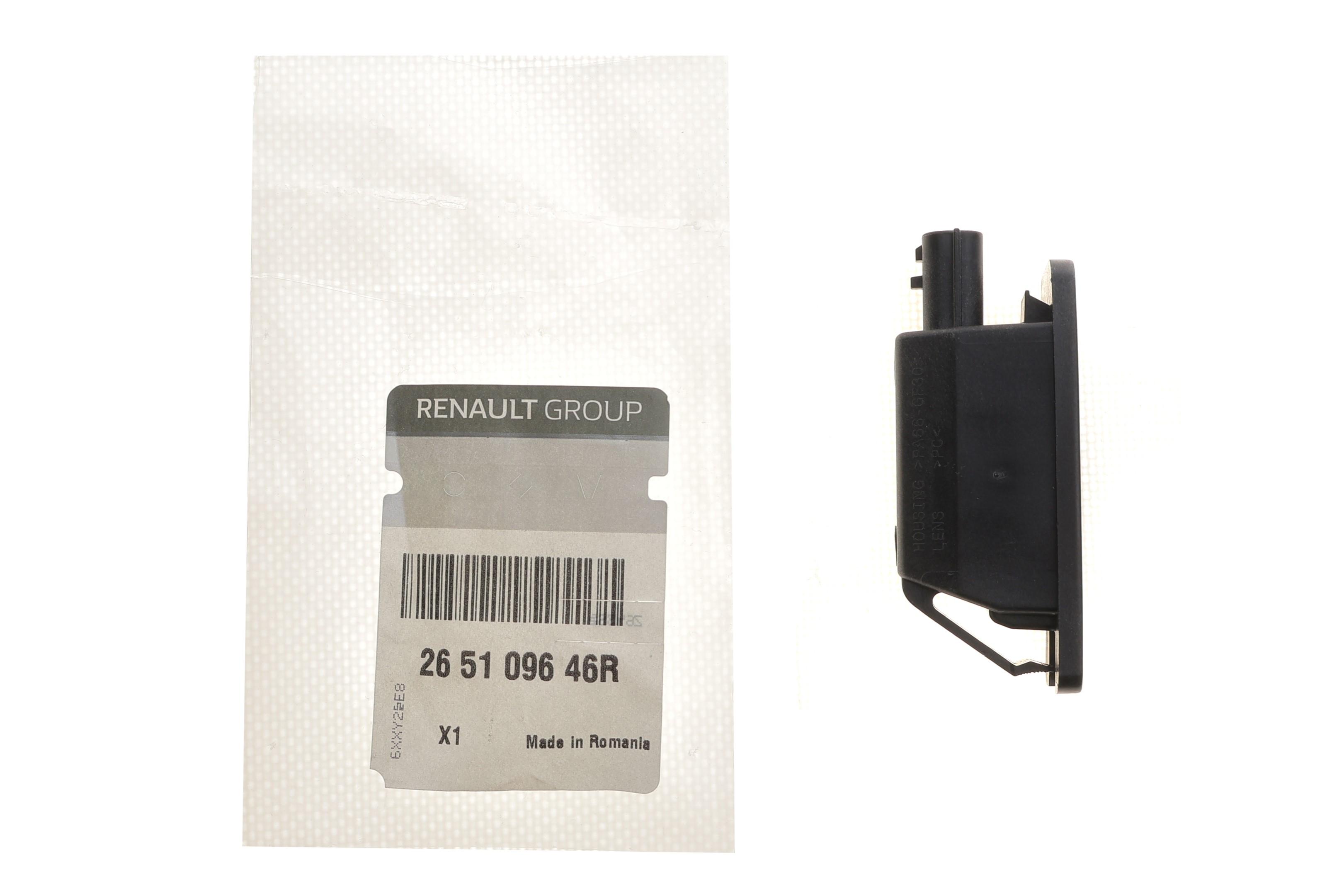 Подсветка номера Renault Megane 16-