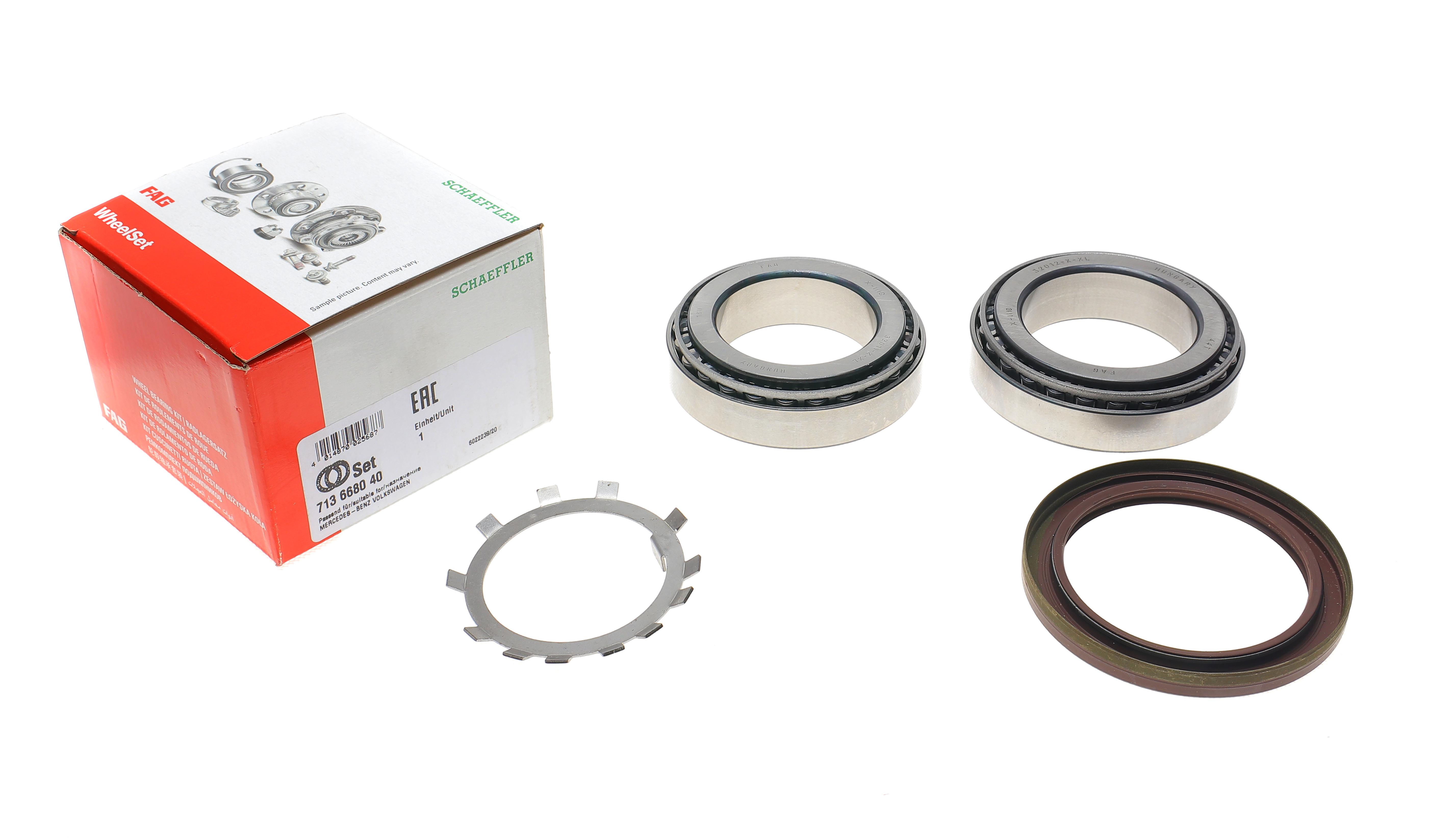 Підшипник маточини (задньої) MB Sprinter 508-519/VW Crafter 50 06- (к-кт)