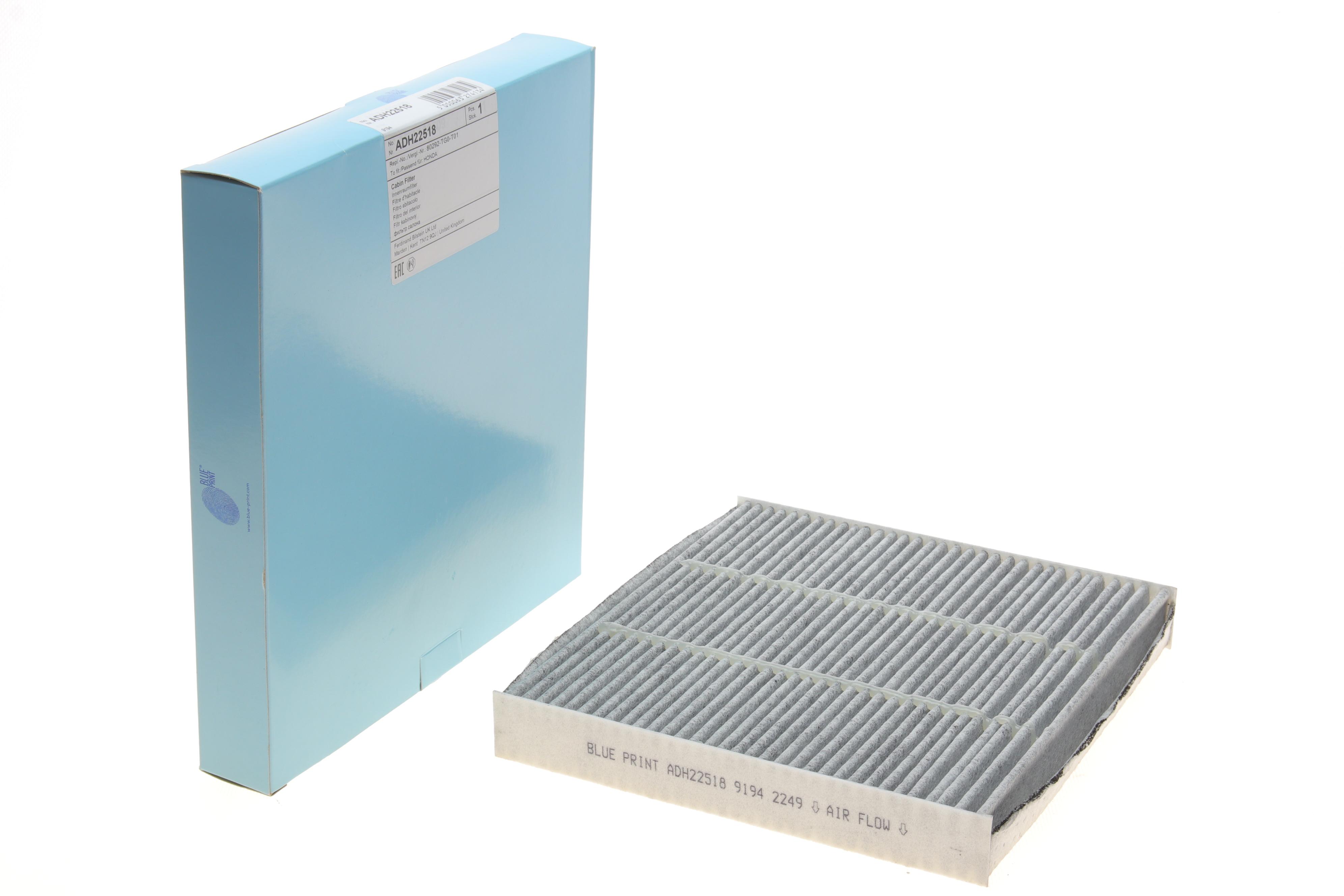 Фільтр салону Honda HR-V/CR-V/Civic 15-/ Jazz 08- (вугільний)