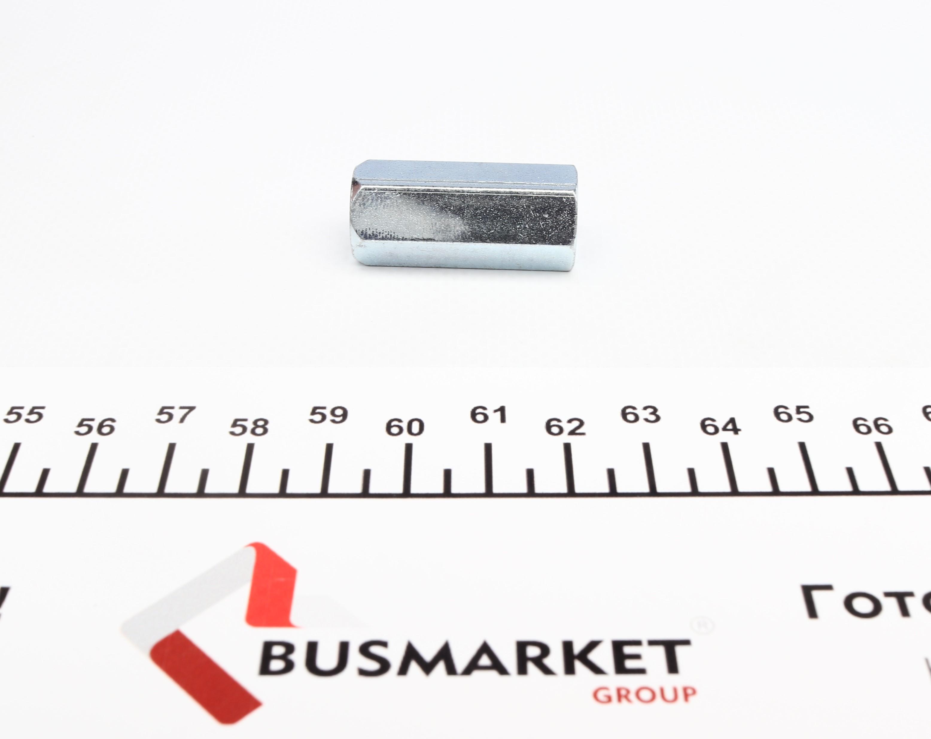 Соединитель трубки тормозной (3/8''x24/14x33.2/d=3.1) (мама/мама)