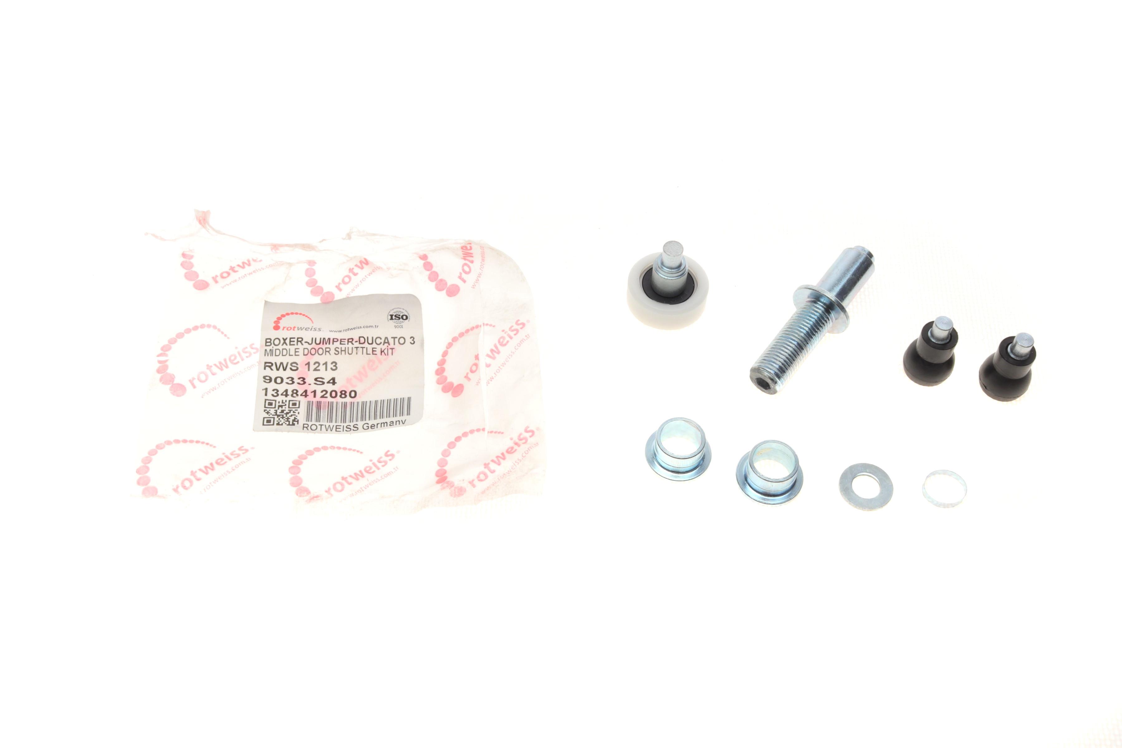 Ролик двери (боковой/средний) Fiat Ducato 06- (ремкомплект) (1348412080) (9033.S4)