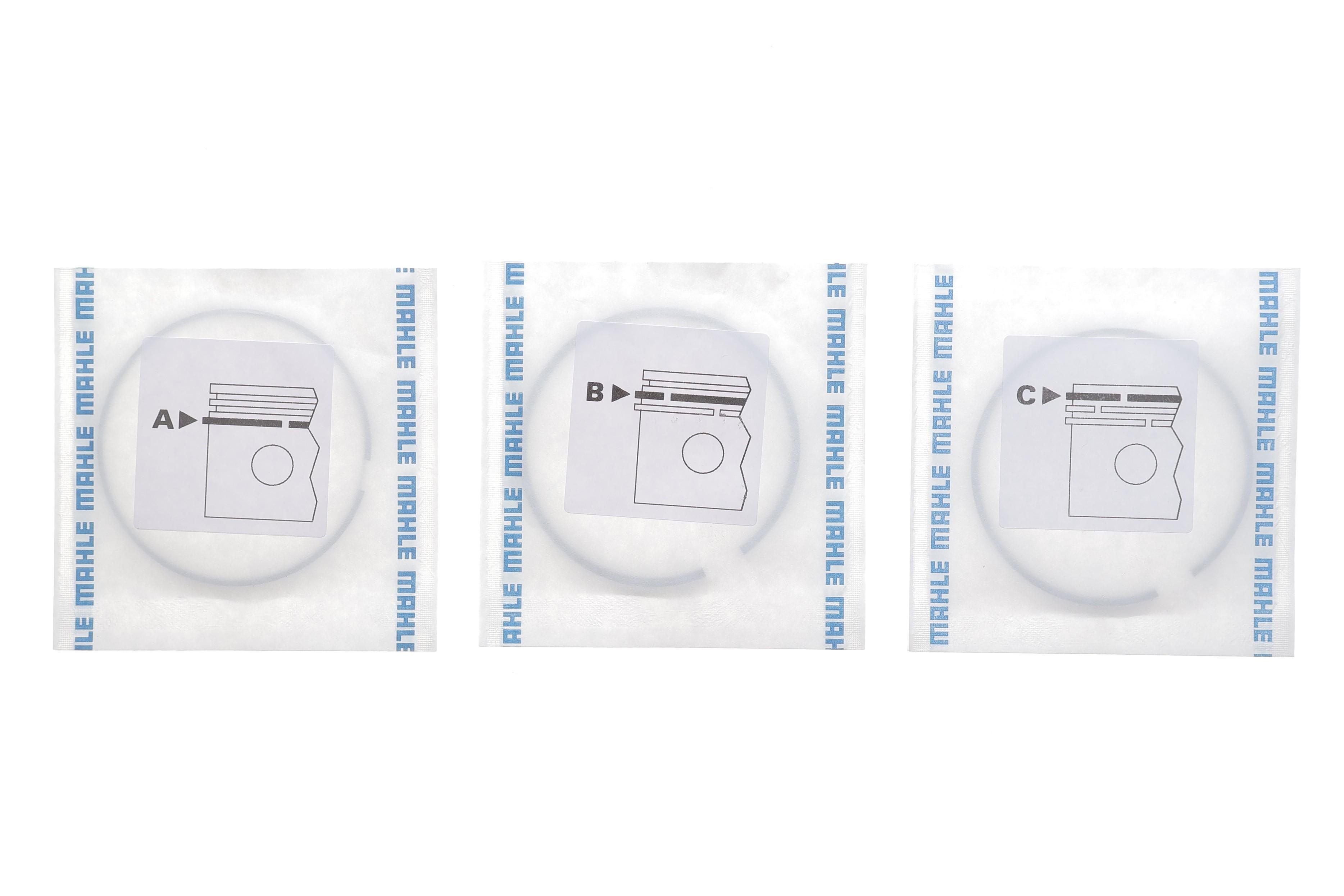 Кільця поршневі MB E-class (W212/W213)/M-class (W164/W166) OM642 3.0D (83.00mm/+0.25) (2-2-2)