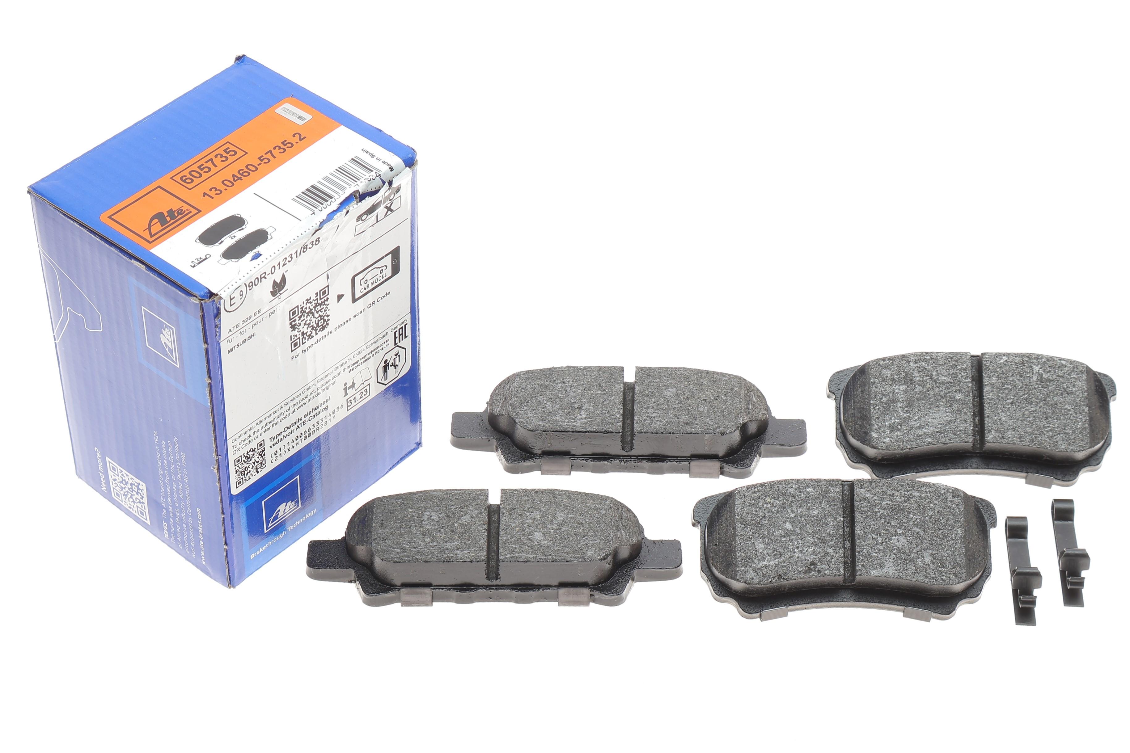 Колодки гальмівні (задні) Mitsubishi Outlander/Lancer 03-/Jeep Compass/Patriot/Dodge Avenger 06-