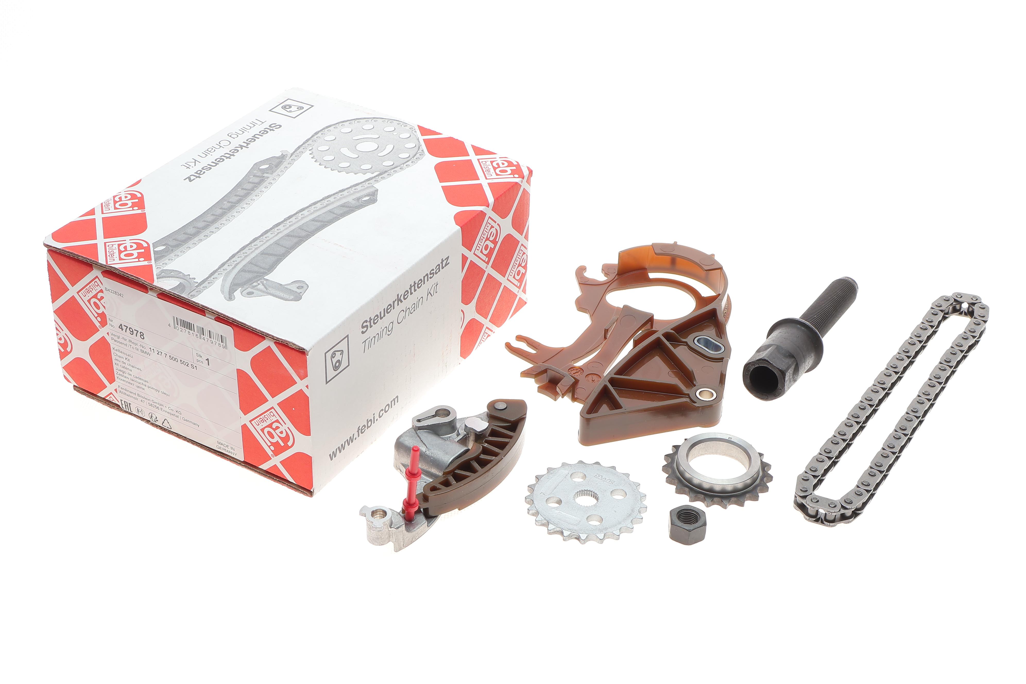 Комплект ланцюга ГРМ BMW 3 (E46/E90/E91)/5 (E60/E61) 1.6/1.8/2.0 98-13 (N43/N46)