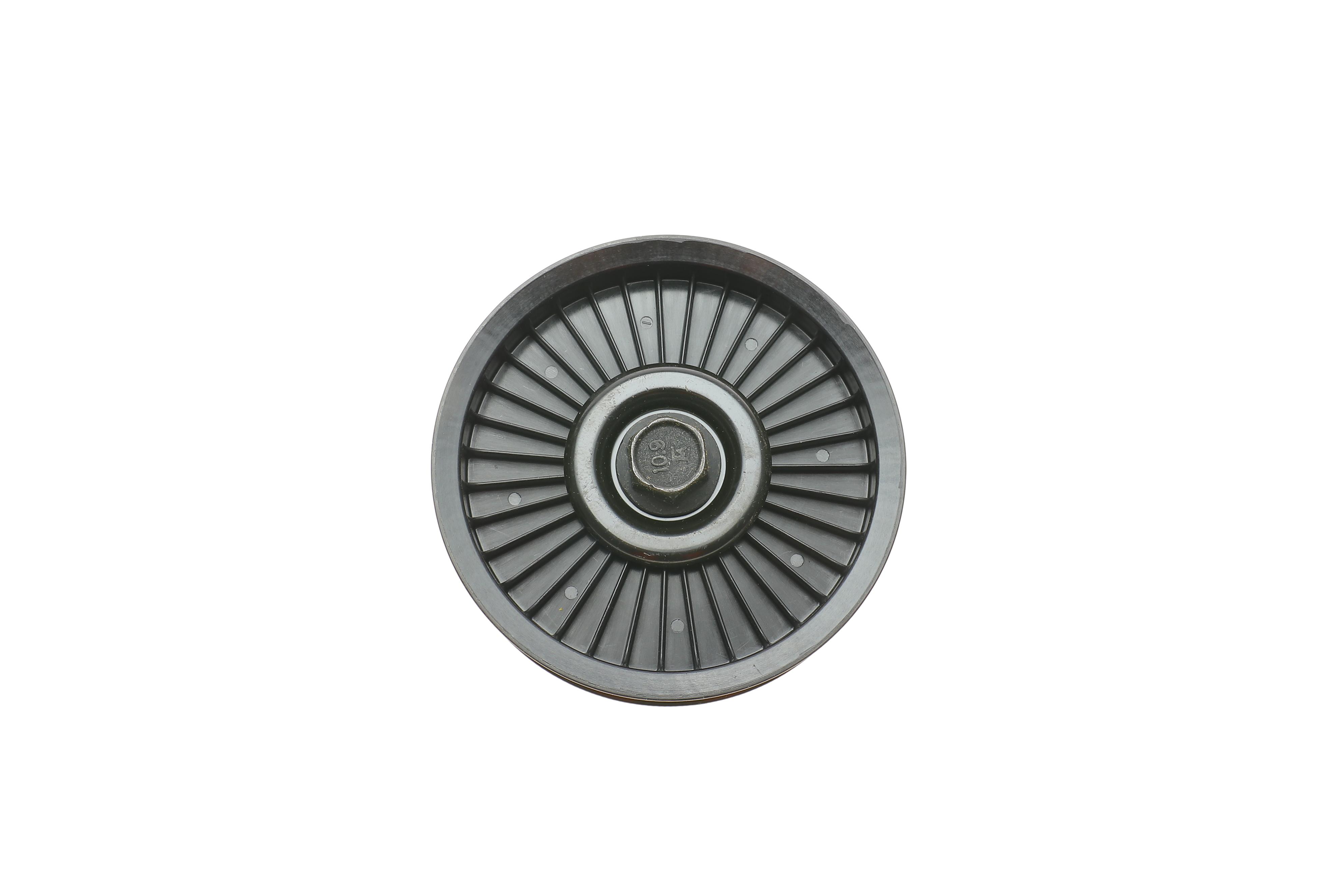 Ролик генератора Chevrolet Aveo 1.4/1.6 08-  (ручейковый) (паразитный) (112.5x26)