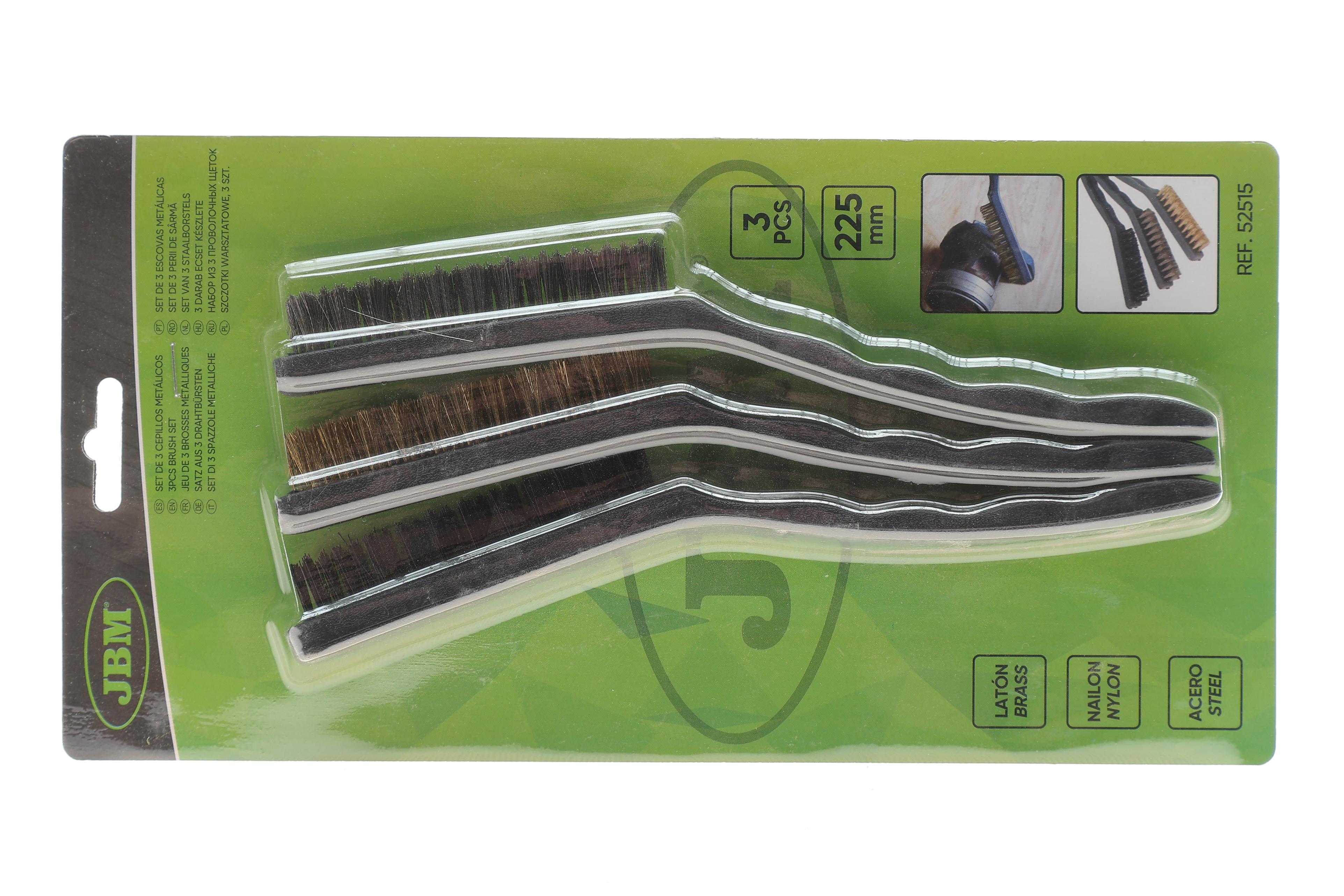 Набір щіток 225 мм 3 од.