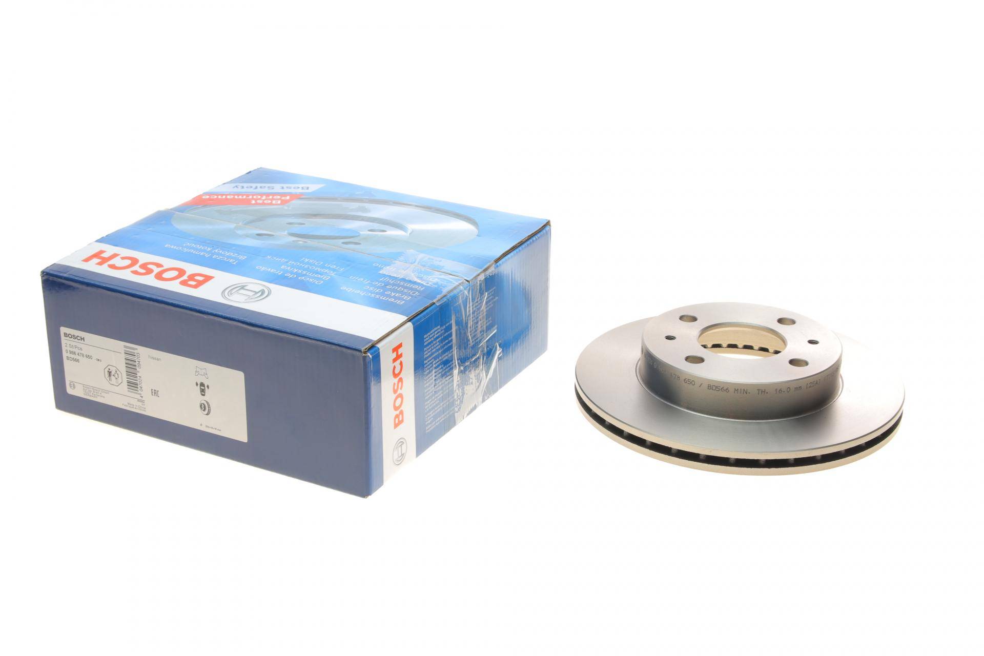 Диск гальмівний (передній) Nissan Almera 1.4 95-00