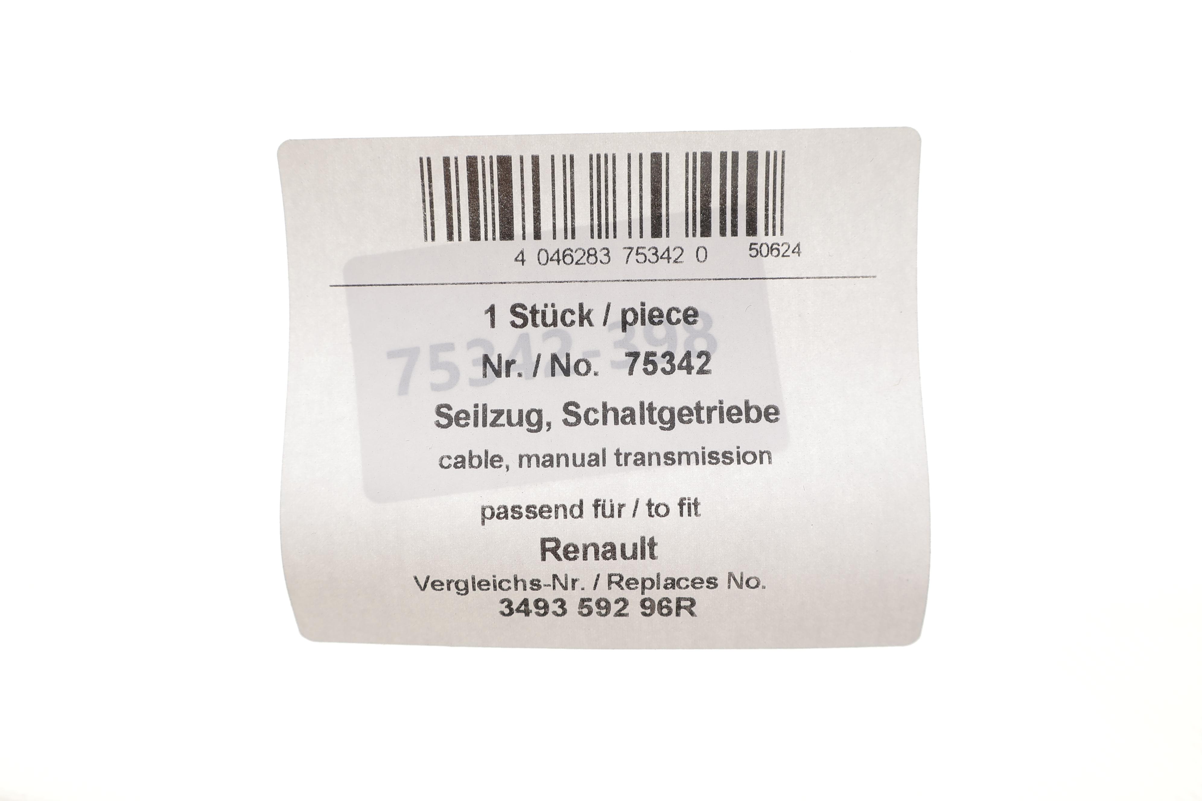 Трос куліси Opel Vivaro/Renault Trafic III 15-