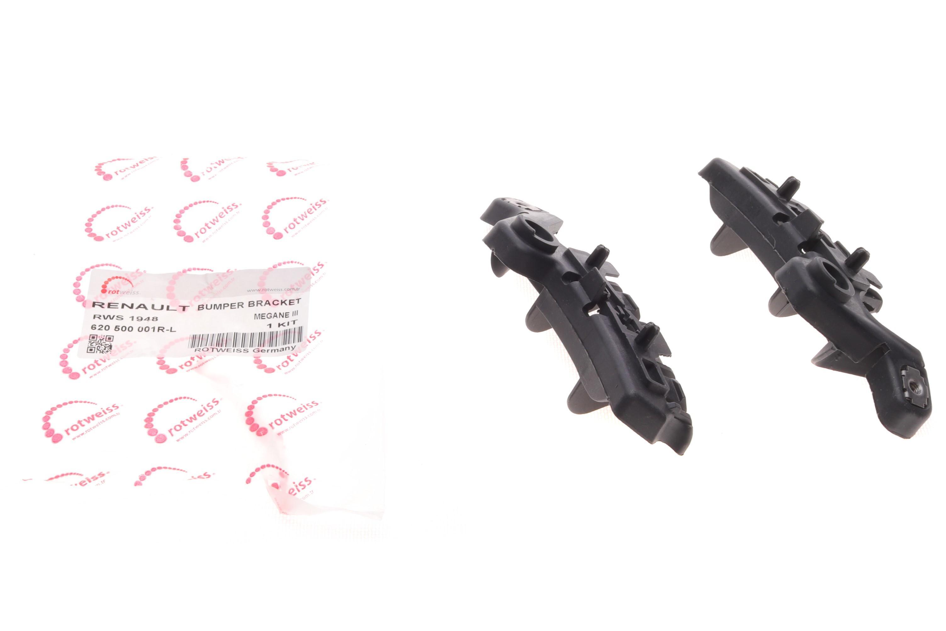 Кронштейн крепления бампера (переднего) Renault Megane 08- (к-кт 2шт)