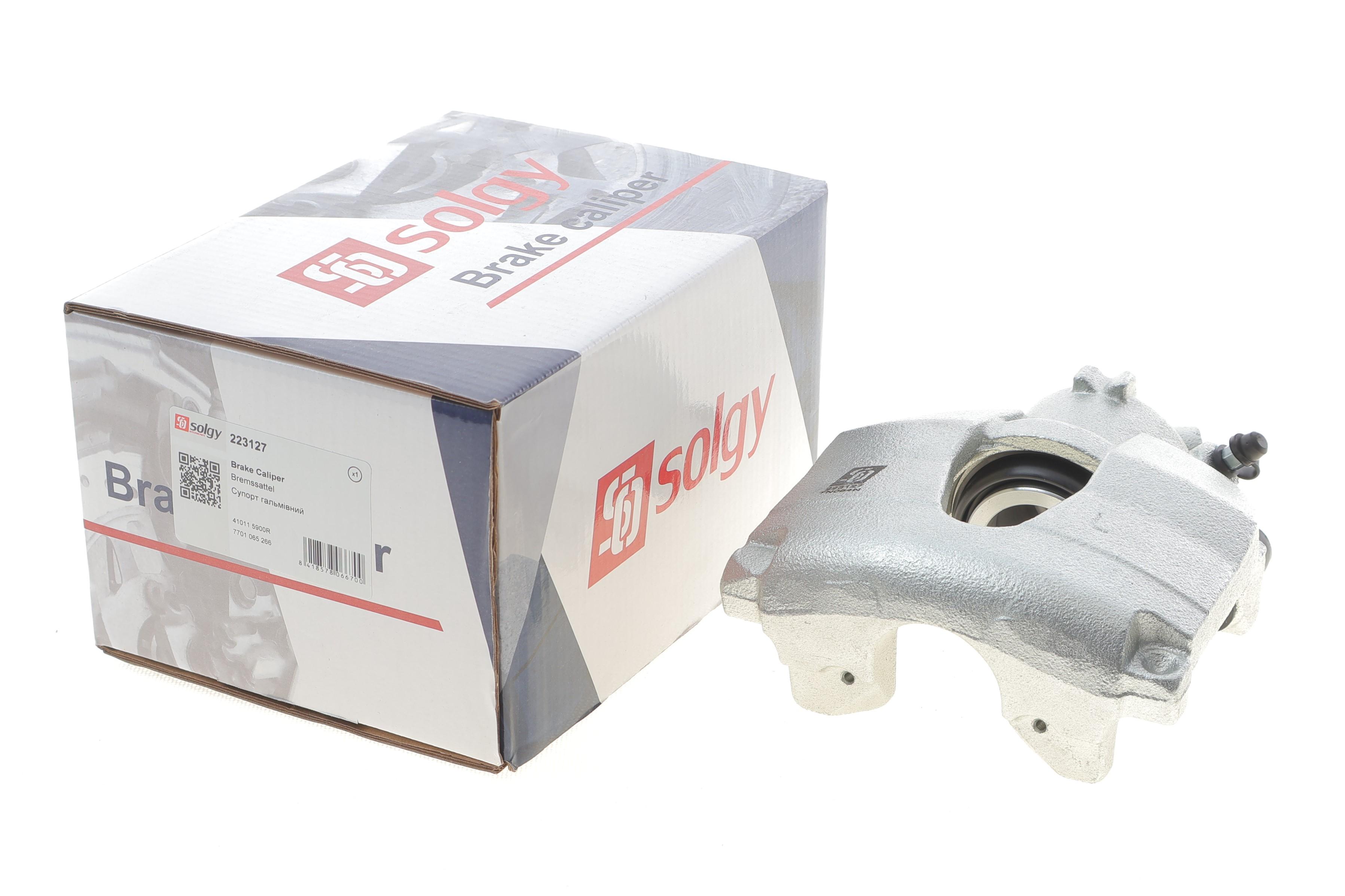 Суппорт тормозной (передний) (L) Renault Scenic II/Megane II 02- (d=54mm) (Ate)