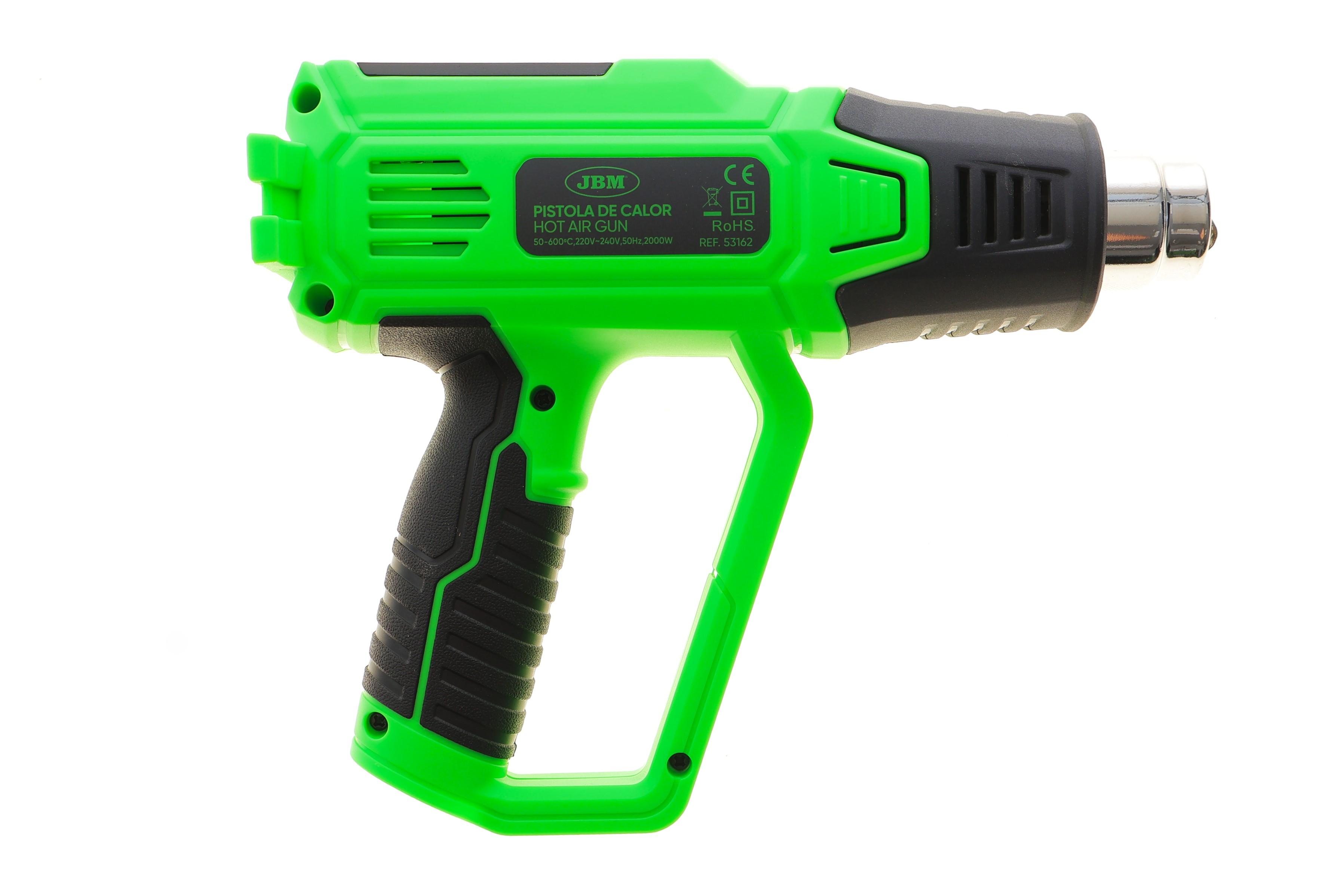 Фен промисловий 2000W (з цифровим регулюванням t°)