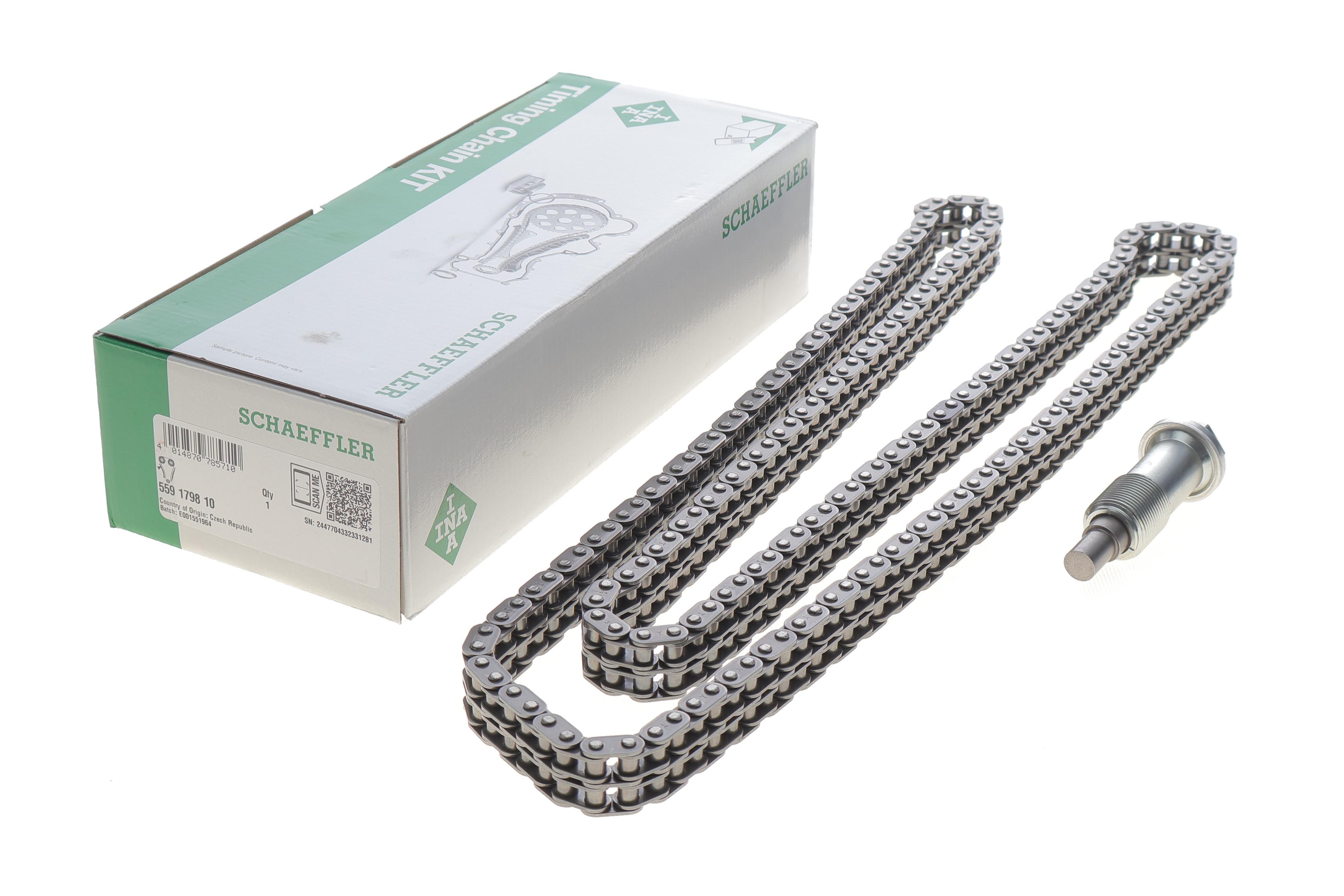 Комплект цепи ГРМ MB Sprinter (W906) 3.0CDI (OM642) 06- (z=190), (цепь INA)